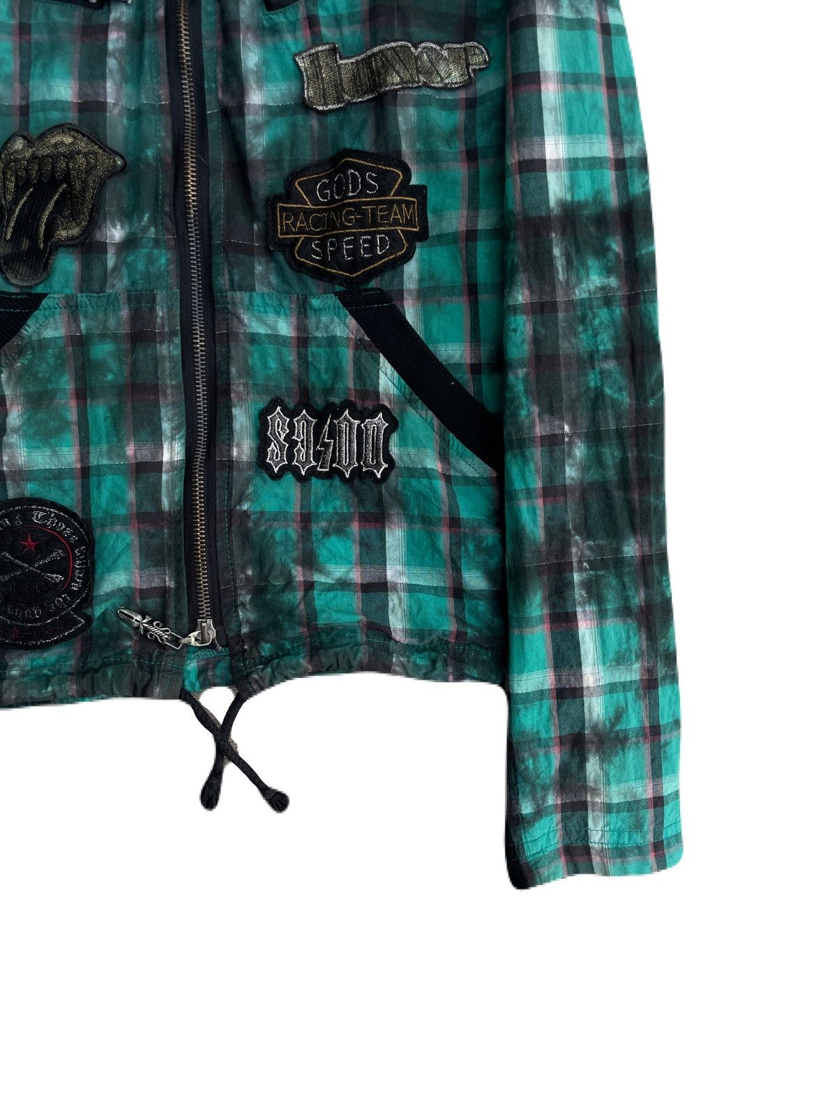 If Six Was Nine 2000s Japanese archive Vkei Multi Gimmic Patch Hooded Jacket Size US M / EU 48-50 / 2 - 5 Thumbnail