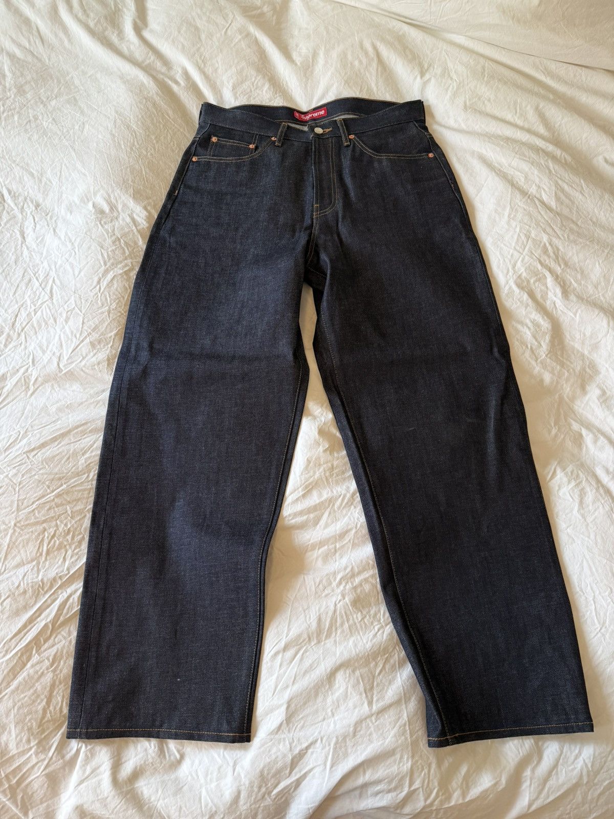 Streetwear × Supreme Supreme Baggy Jeans - Dirty Indigo | Grailed