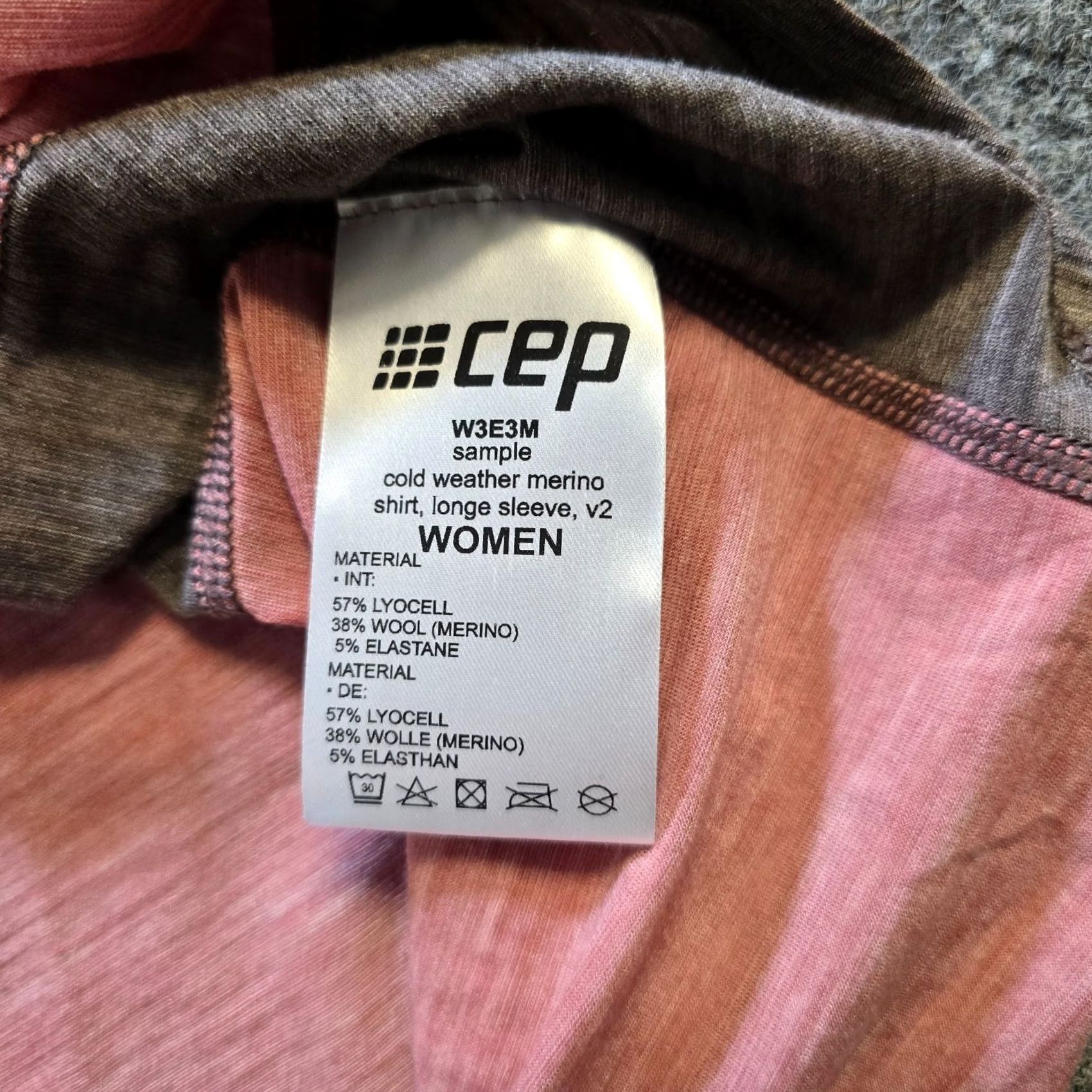 Vintage CEP Top Womens Size Small Pink Cold Weather Merino Wool Running Ski Layer Knit Top Size S / US 4 / IT 40 - 7 Thumbnail