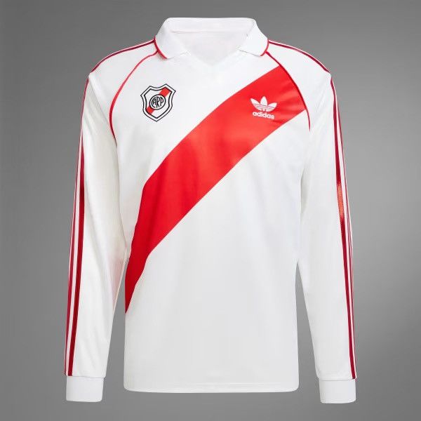 Adidas Adidas River Plate #9 1994 Retro Jersey White Long Sleeve Size US S / EU 44-46 / 1 - 1 Thumbnail
