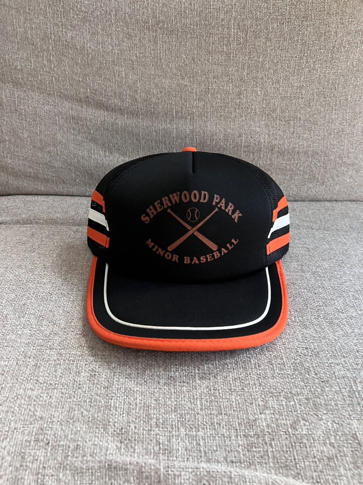 Vintage Vintage Sherwood Park Minor Baseball 3 Stripe Trucker Hat Size ONE SIZE - 2 Thumbnail