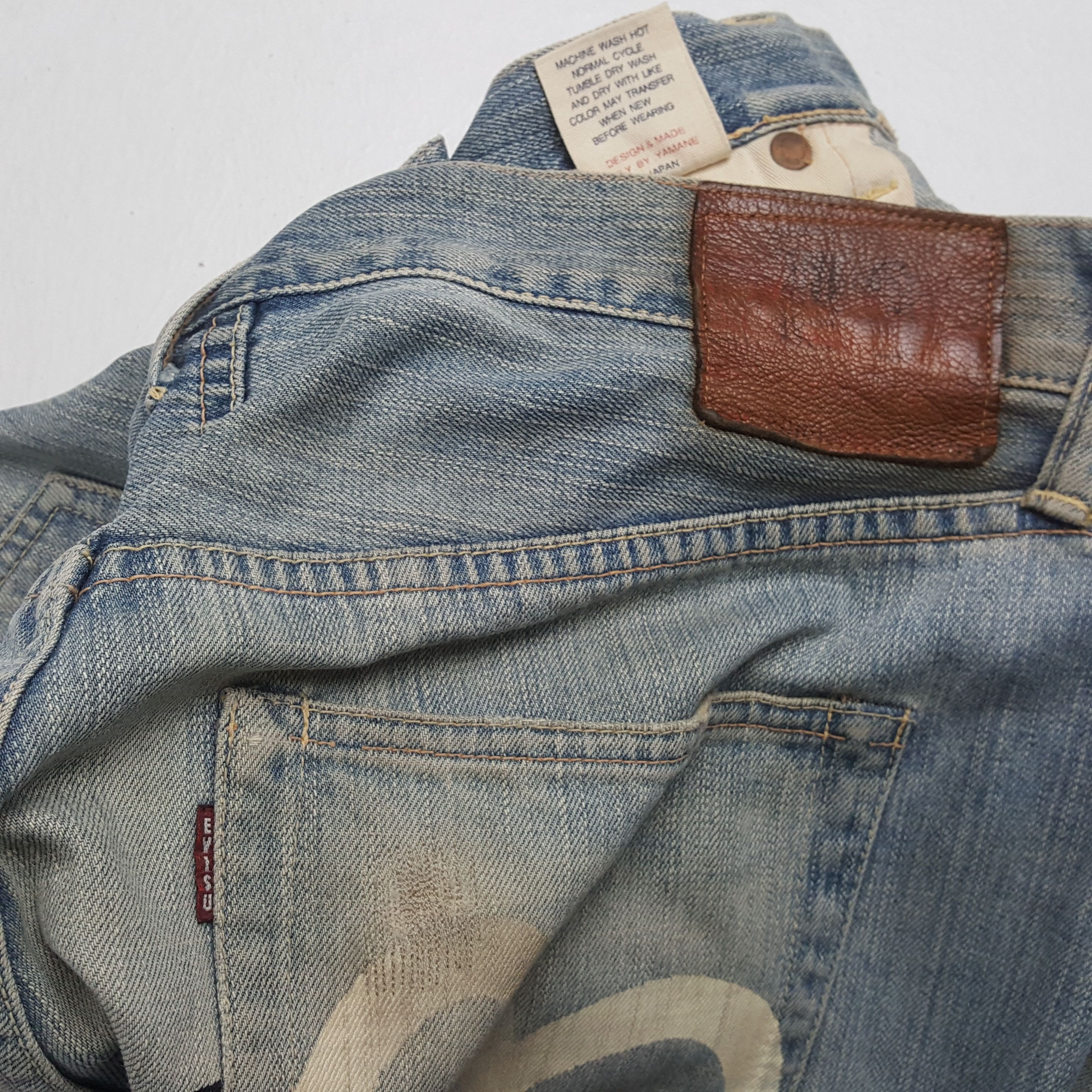 Evisu × Japanese Brand × Vintage EVISU Japanese Brand Streetwear Custom Daicock Jeans Size US 32 / EU 48 - 14 Thumbnail
