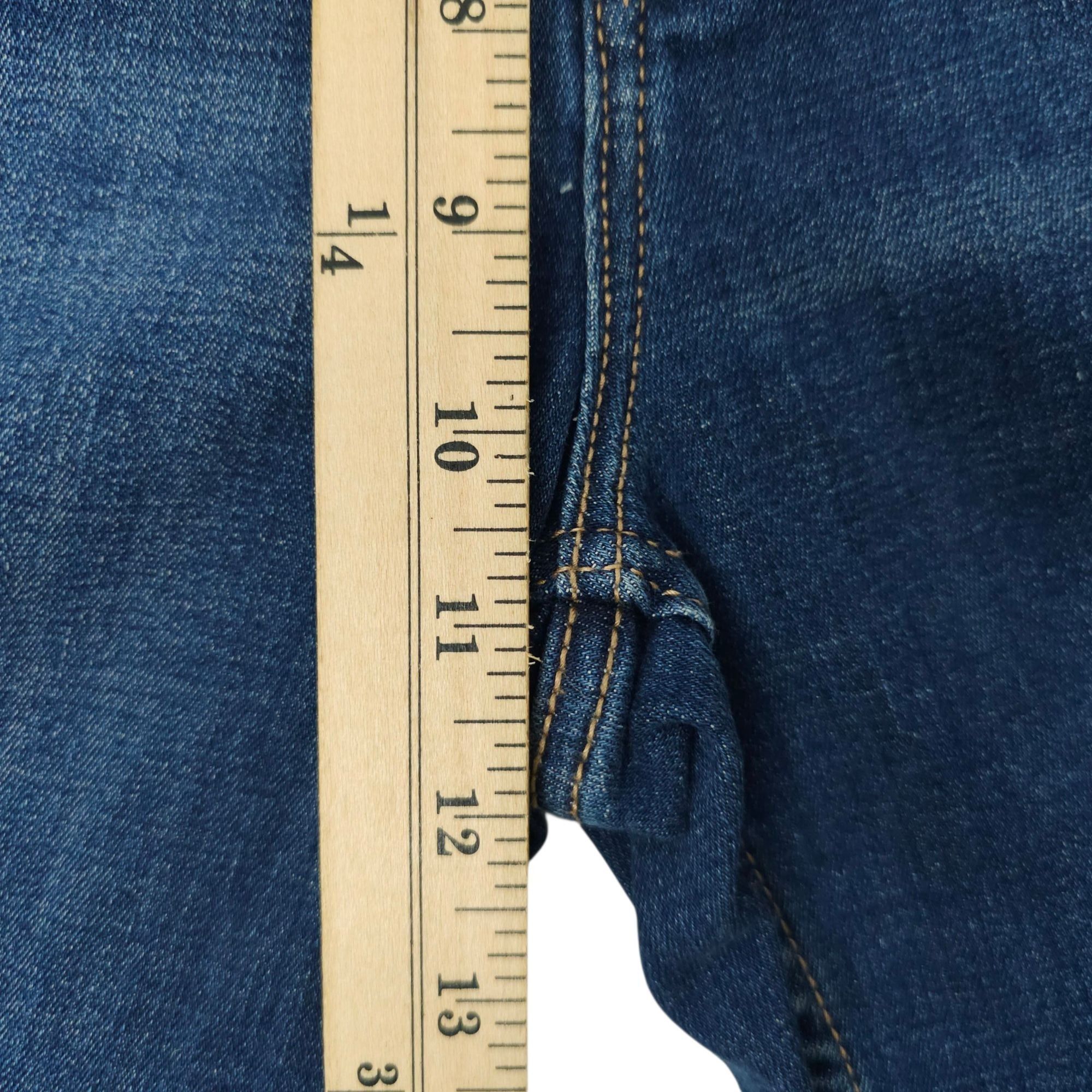 Old Navy Old Navy Extra HIgh Rise Rockstar Super Skinny Crop Jean 10P Size 29" - 14 Thumbnail