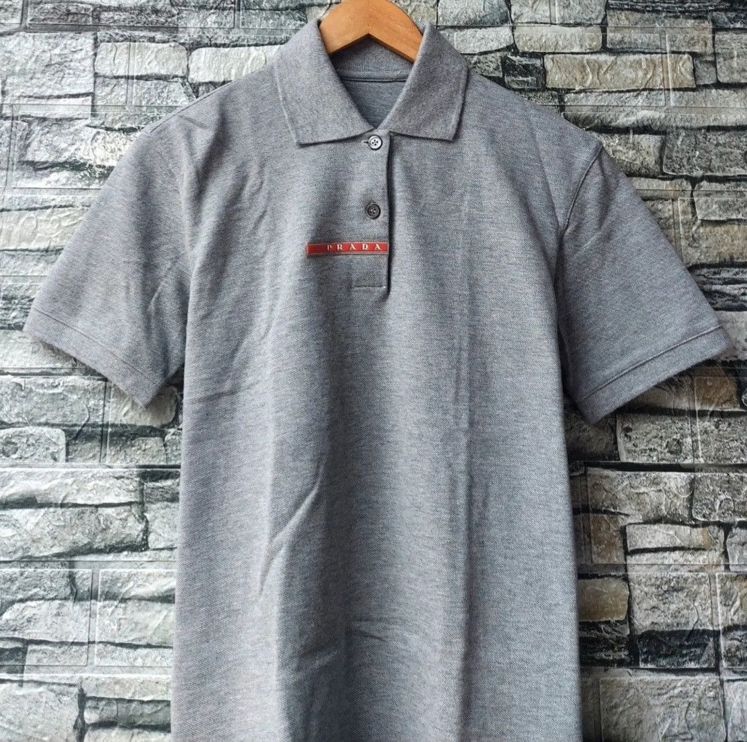 Prada PRADA Women Polo Shirt Gray Size M / US 6-8 / IT 42-44 - 2 Thumbnail