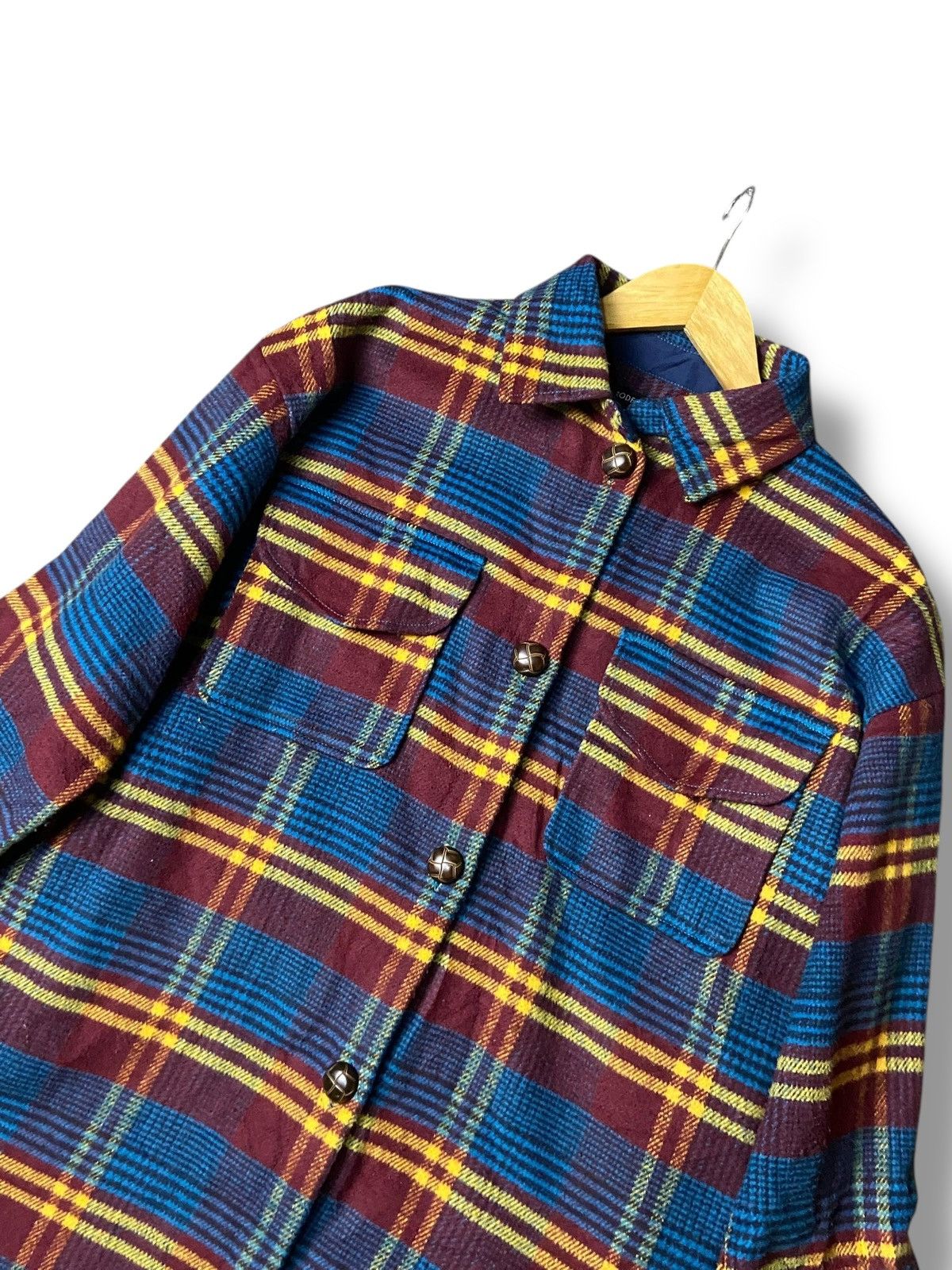 Japanese Brand × Vintage Rodeo Crowns Wide Bowl Oversized Checked Shirt (124) Size US M / EU 48-50 / 2 - 4 Thumbnail