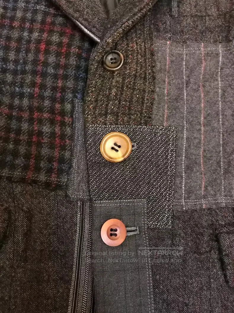 Junya Watanabe Junya Watanabe CDG Patchwork Coat Showpiece. Size US XS / EU 42 / 0 - 2 Thumbnail