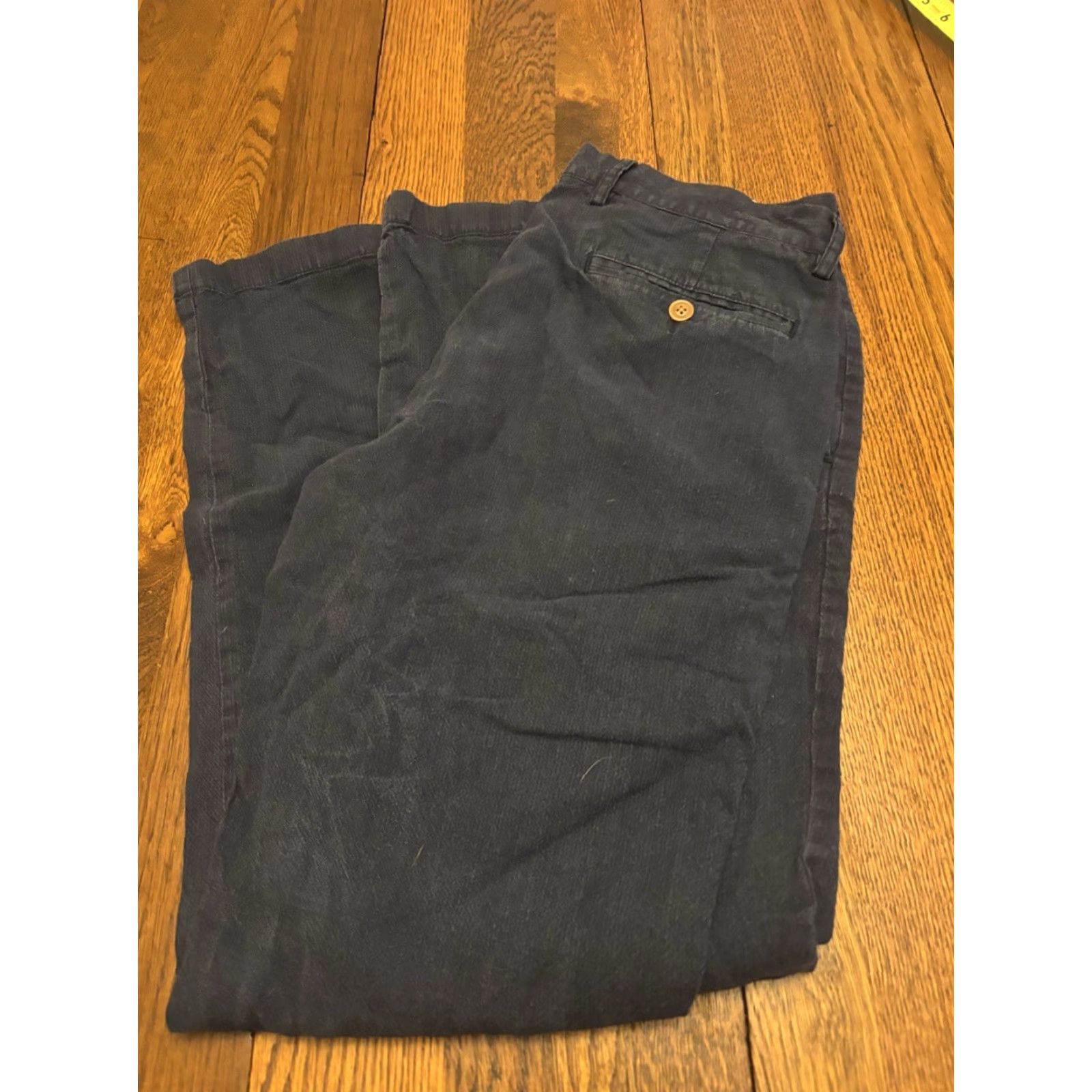 J.Crew J.CREW The Sutton Pants Mens 31x32 Blue Chino Cotton Preppy Summerweight N1 Regular Straight Front Zip Button Pockets Size US 31 - 5 Thumbnail