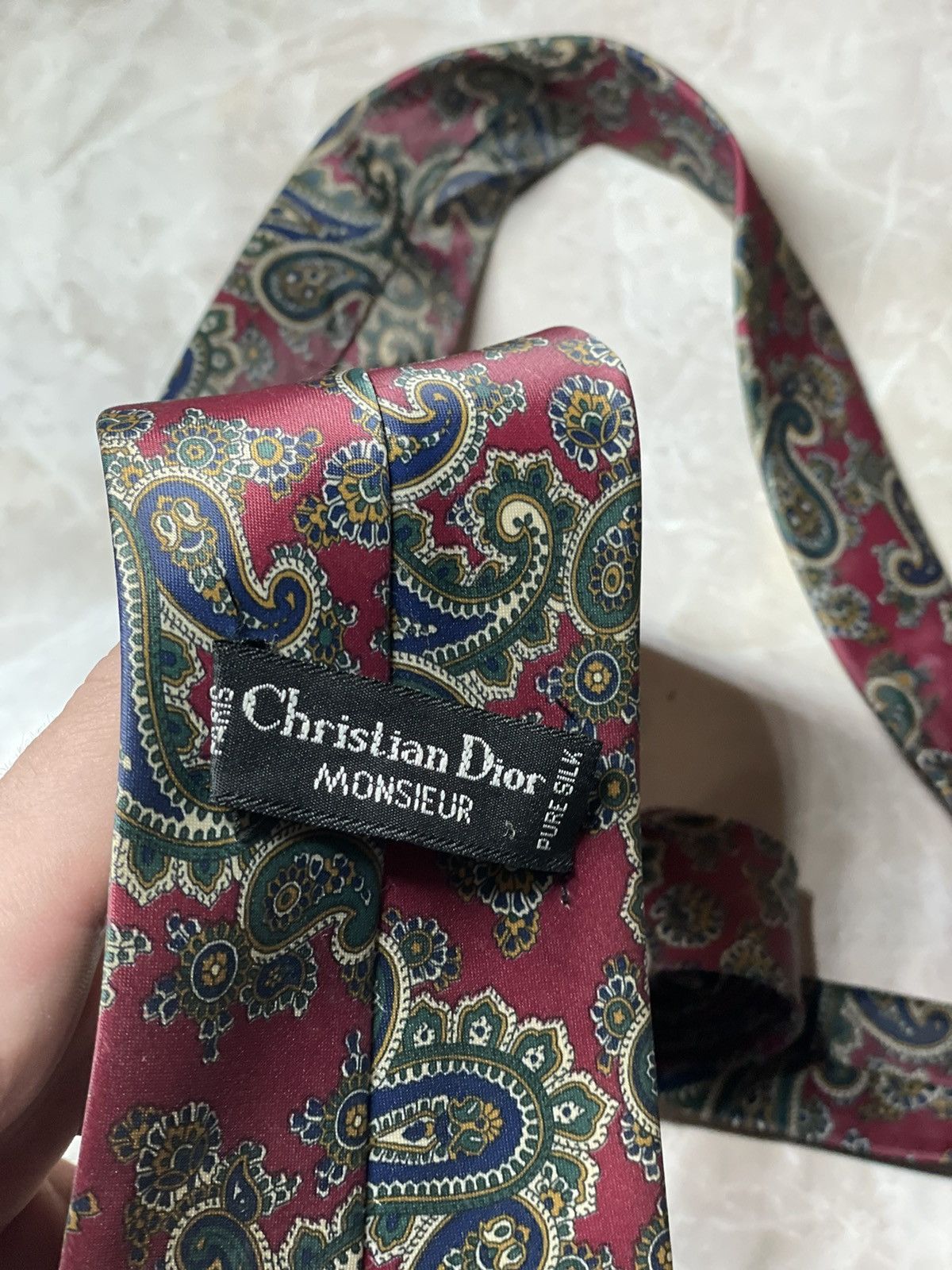 Christian Dior Monsieur Rare Vintage Christian Dior Tie Size ONE SIZE - 2 Thumbnail