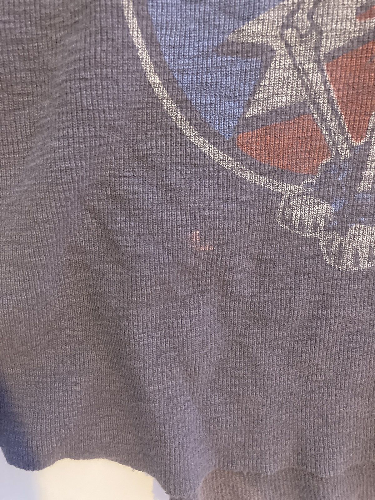 Grateful Dead × Vintage Vintage Greatful Dead Patriotic Cropped Thermal Size S / US 4 / IT 40 - 6 Thumbnail