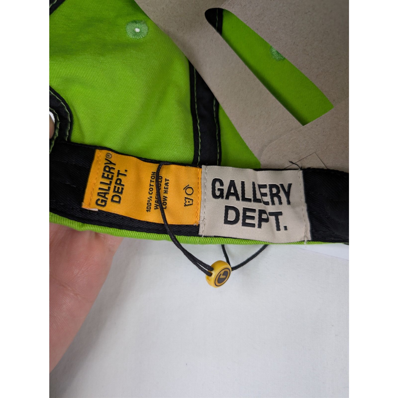 Gallery Dept. o1rshd1 Size: OS / Logo Embroidered Cap / Hat in Lime Green Size ONE SIZE - 12 Thumbnail