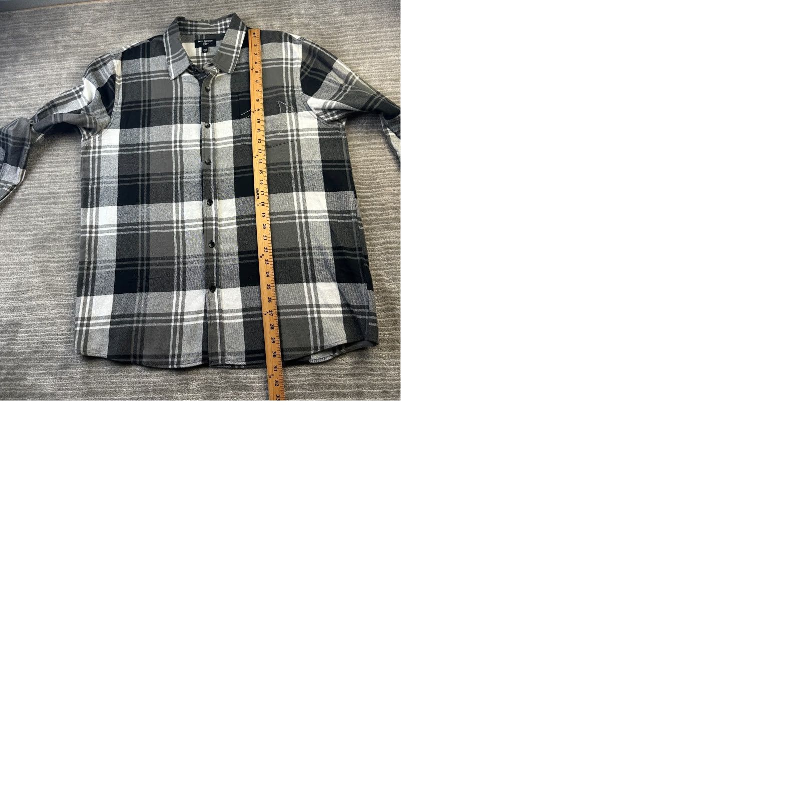 True Religion VINTAGE True Religion Shirt Mens XL Gray Flannel T Pocket Size US XL / EU 56 / 4 - 9 Thumbnail