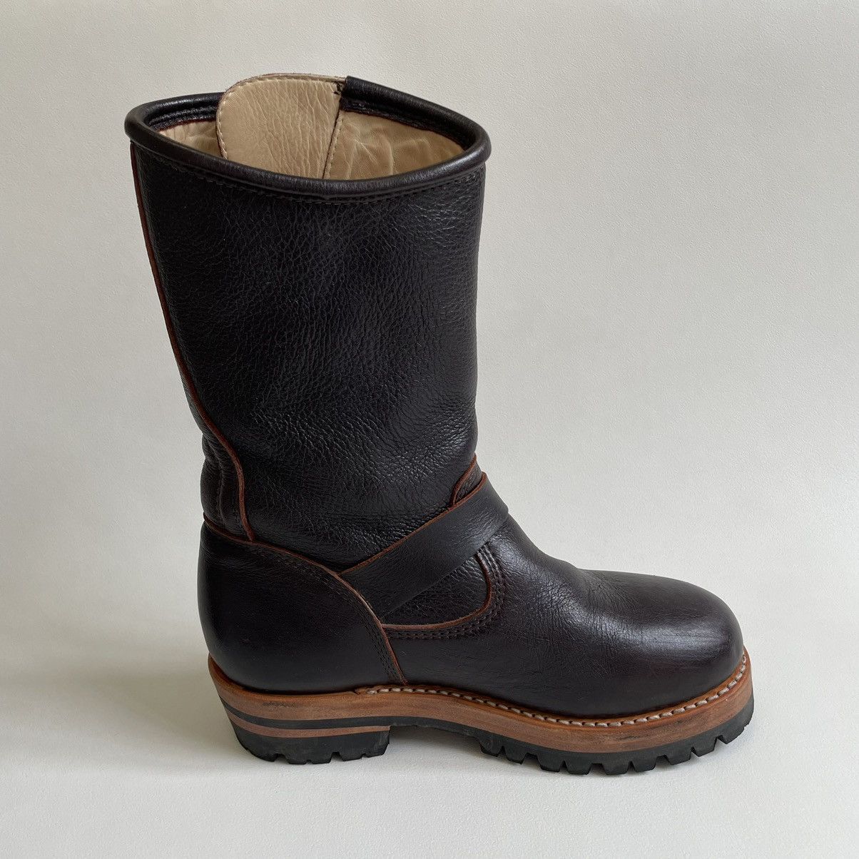 DENIM TEARS × Our Legacy ‘Corrall’ Oxblood Leather Engineer Boots Size US 9 / IT 39 - 17 Thumbnail