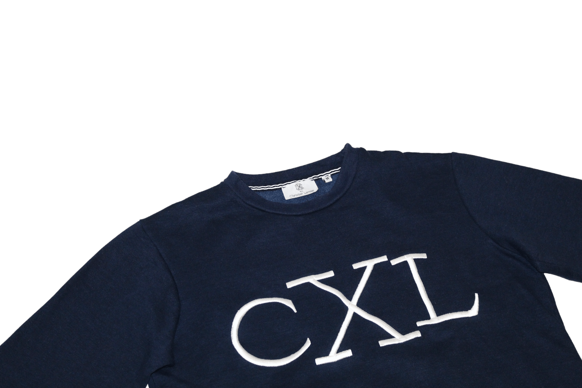 Christian Lacroix CXL by Christian Lacroix big logo embroidery crew sweatshirt Size US S / EU 44-46 / 1 - 5 Thumbnail