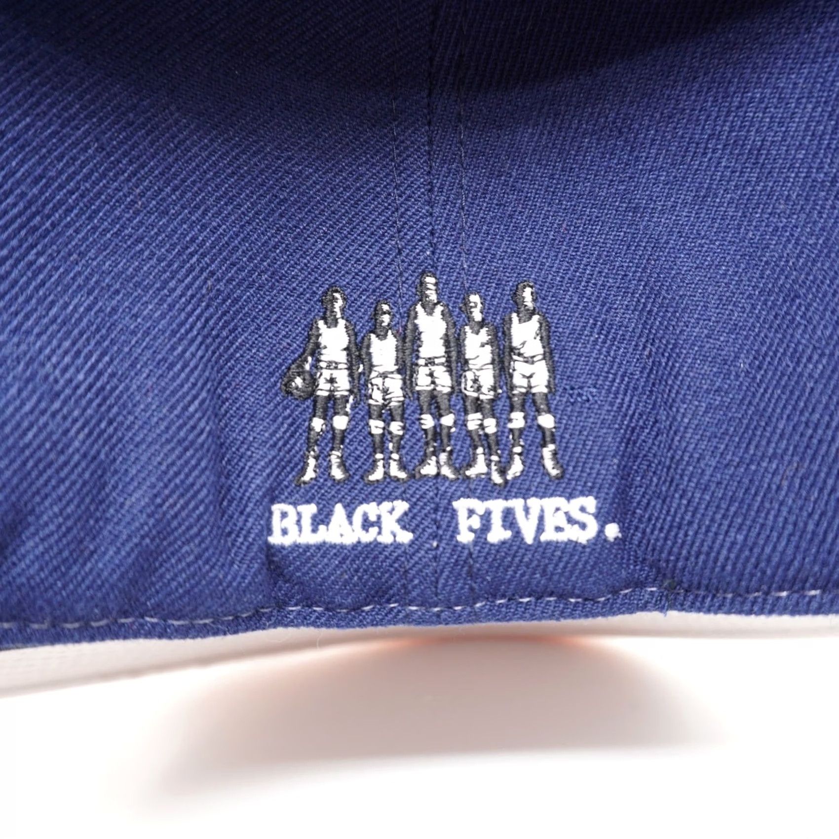 American Needle American Needle Lincoln University Hat Mens 7 5/8 Blue Orange Black Fives Fitted Size ONE SIZE - 7 Thumbnail