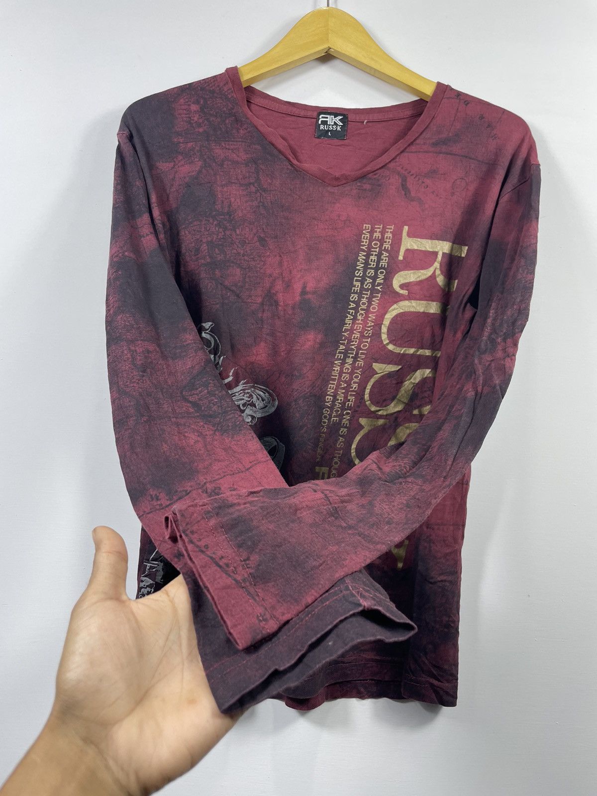 Beauty Beast × If Six Was Nine × Japanese Brand Japan Abstrak Russs punk Gothic Long Slevee Size US L / EU 52-54 / 3 - 3 Thumbnail