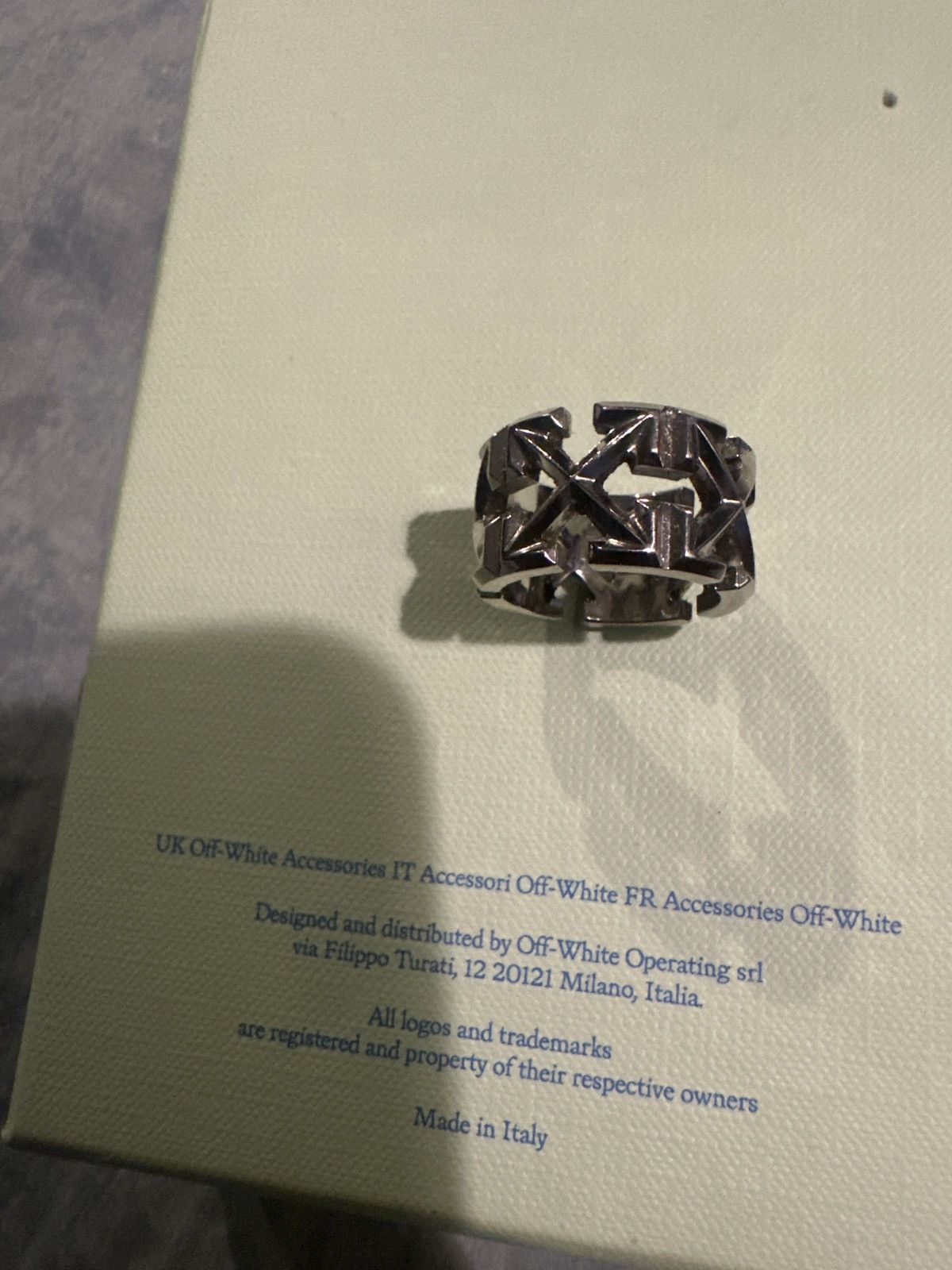 Off-White Off-White Ring Size ONE SIZE - 10 Thumbnail