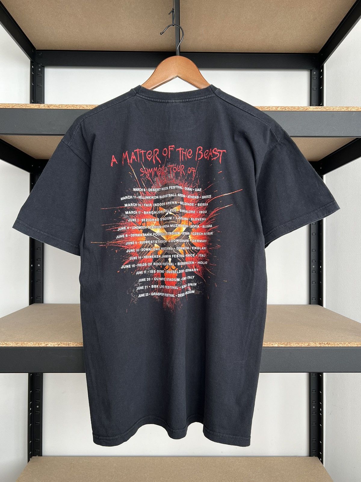 Band Tees Vintage 2006 Iron Maiden A Matter Of Life And Death T-shirt Size US L / EU 52-54 / 3 - 2 Thumbnail