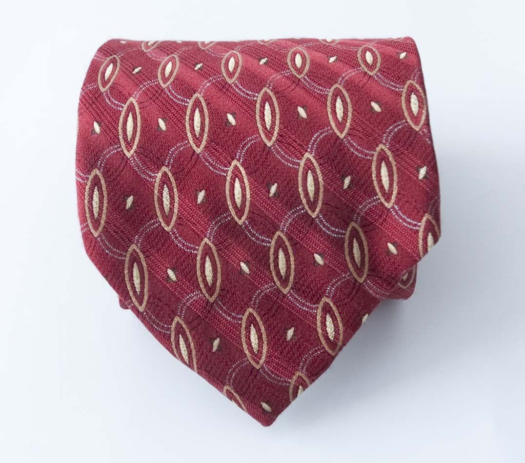 Valentino Valentino Tie 100% Silk Red Made in Italy Size ONE SIZE - 1 Thumbnail