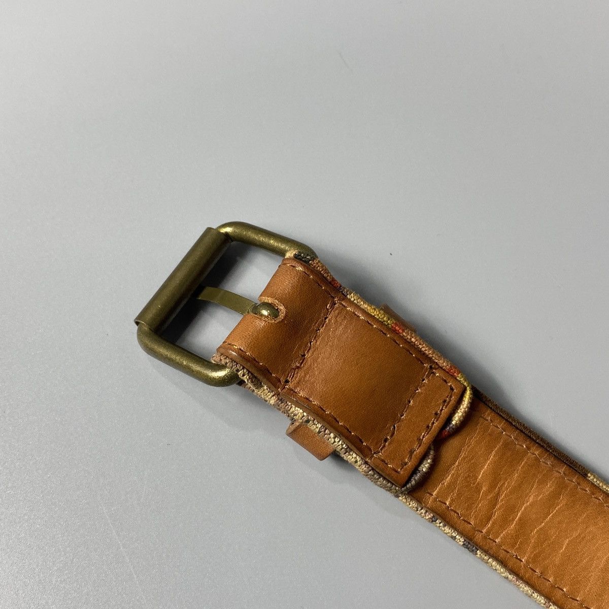 Comme des Garcons Homme Plus Brown Leather Belt Size ONE SIZE - 8 Thumbnail