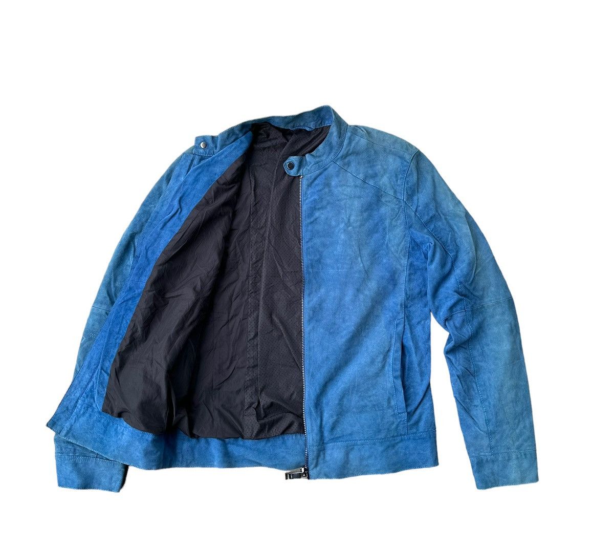Zara Zara leather blue jacket Size US S / EU 44-46 / 1 - 8 Thumbnail