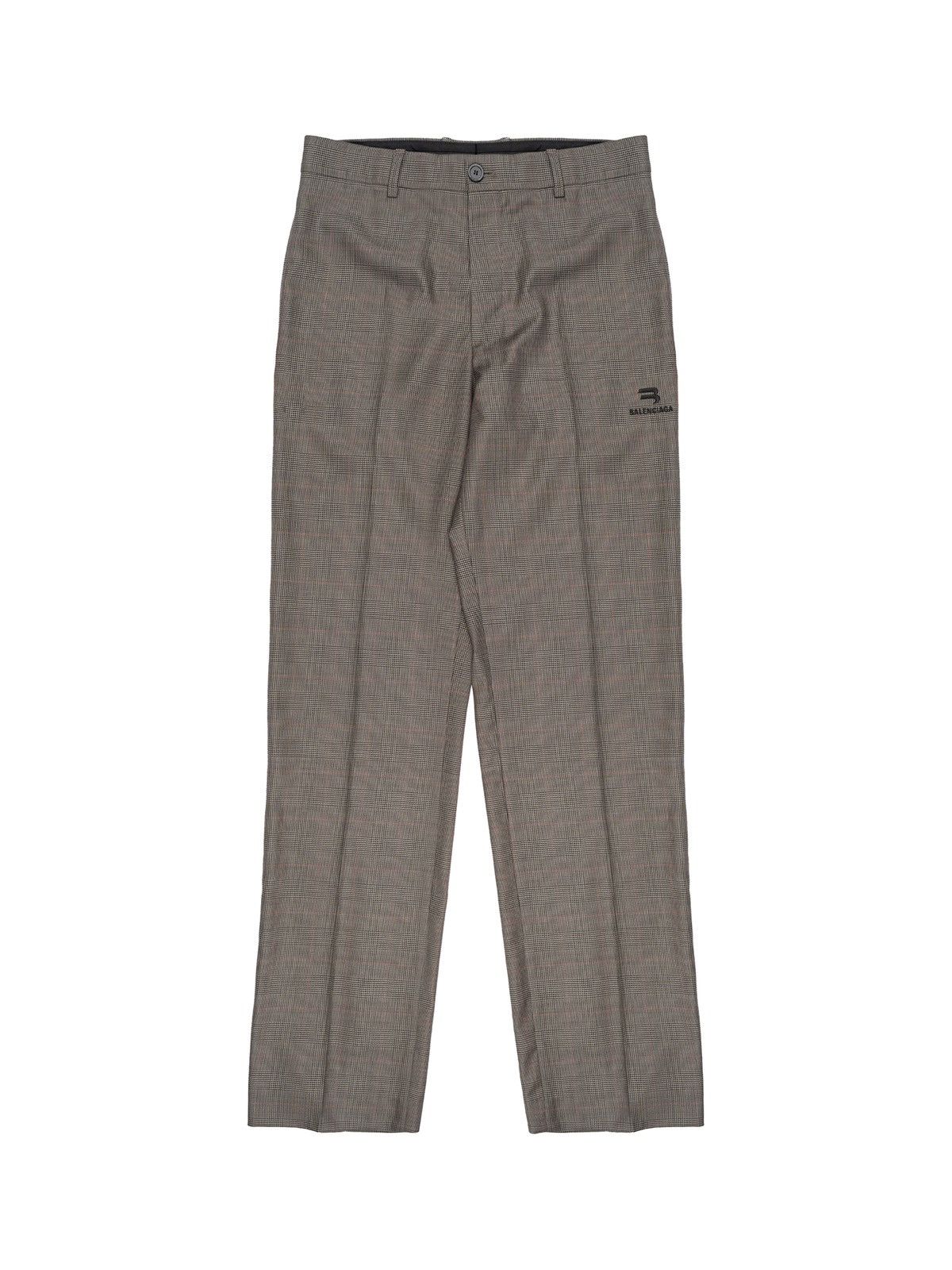 Balenciaga Balenciaga "Wardrobe" Sporty B logo checkered pants Size 30" / US 8 / IT 44 - 1 Thumbnail