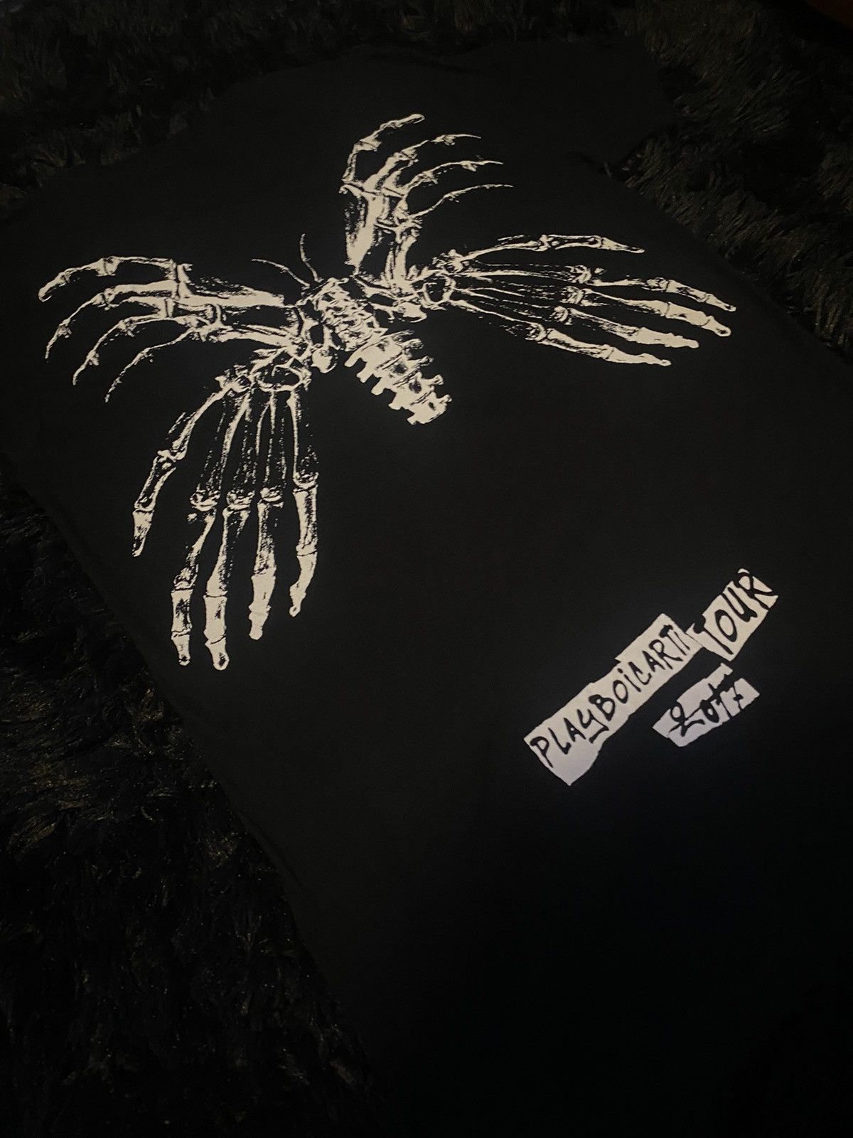 Playboi Carti Playboi Carti Butterfly Skeleton Self Tilted Tour Merch Size US M / EU 48-50 / 2 - 5 Thumbnail