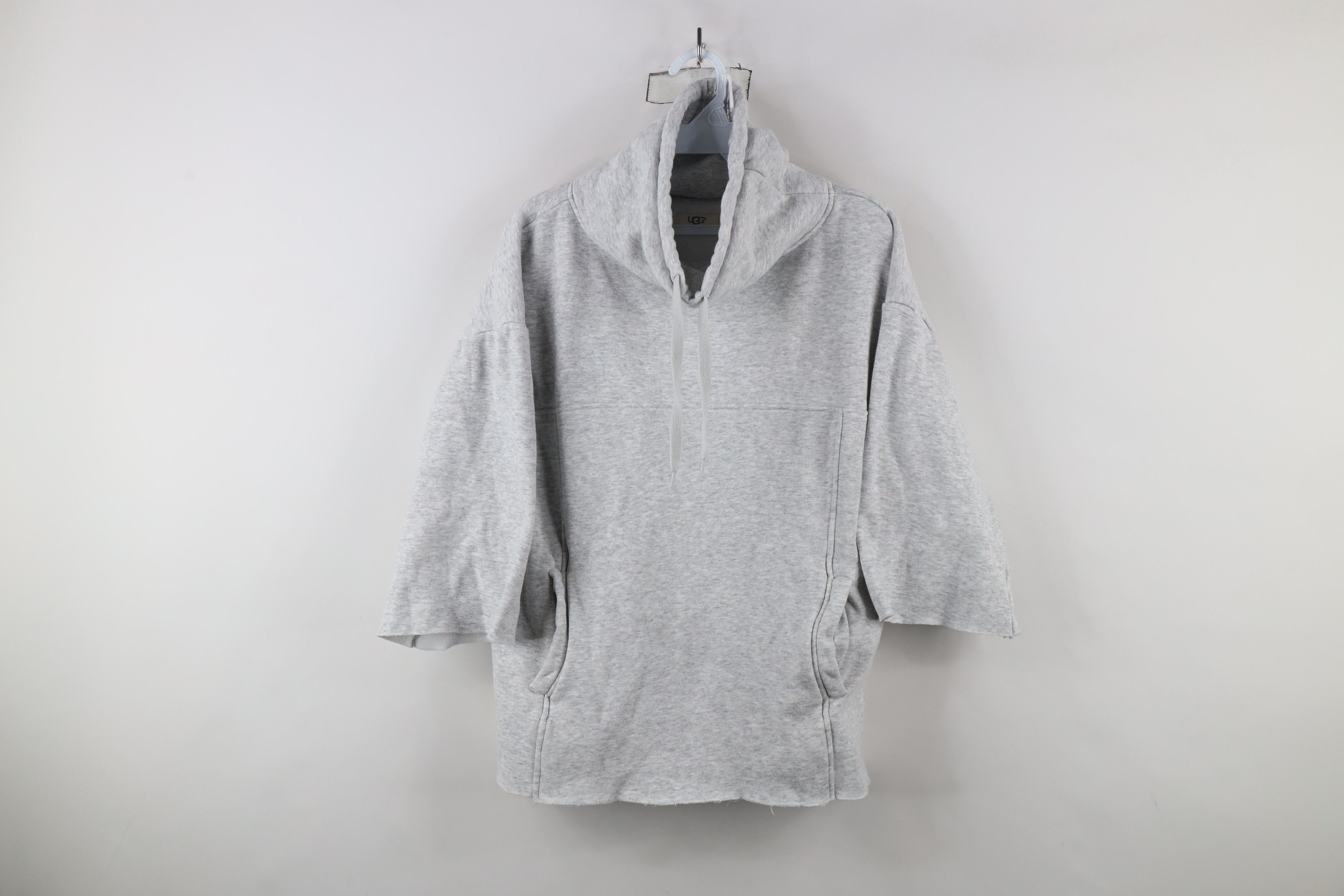 Vintage Ugg Australia Blank Oversized Funnel Neck Poncho Sweatshirt Size XS / US 0-2 / IT 36-38 - 1 Thumbnail