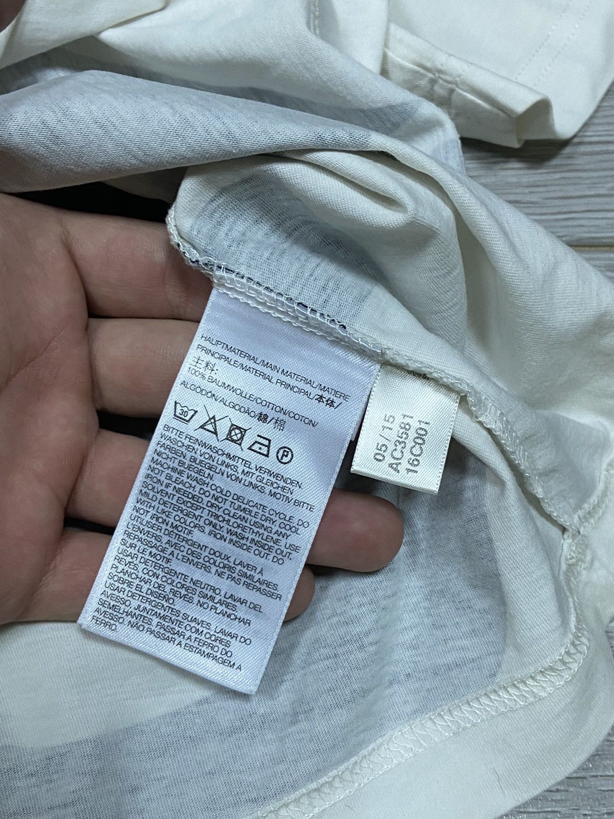 Yohji Yamamoto Y-3 Adidas big logo t-shirt Yohji Yamamoto vintage Size US M / EU 48-50 / 2 - 7 Thumbnail