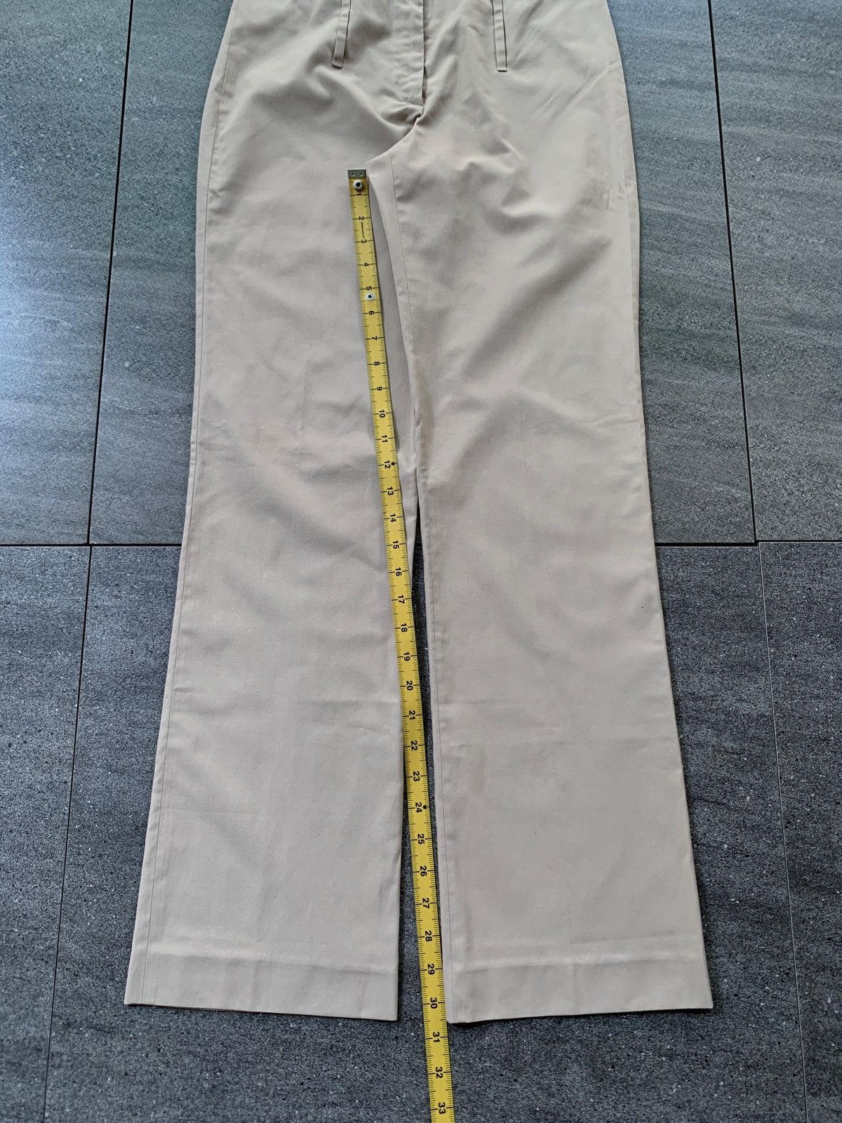 Prada FREE TAX! 2000s Slim Flared Trousers Size US 28 / EU 44 - 15 Thumbnail