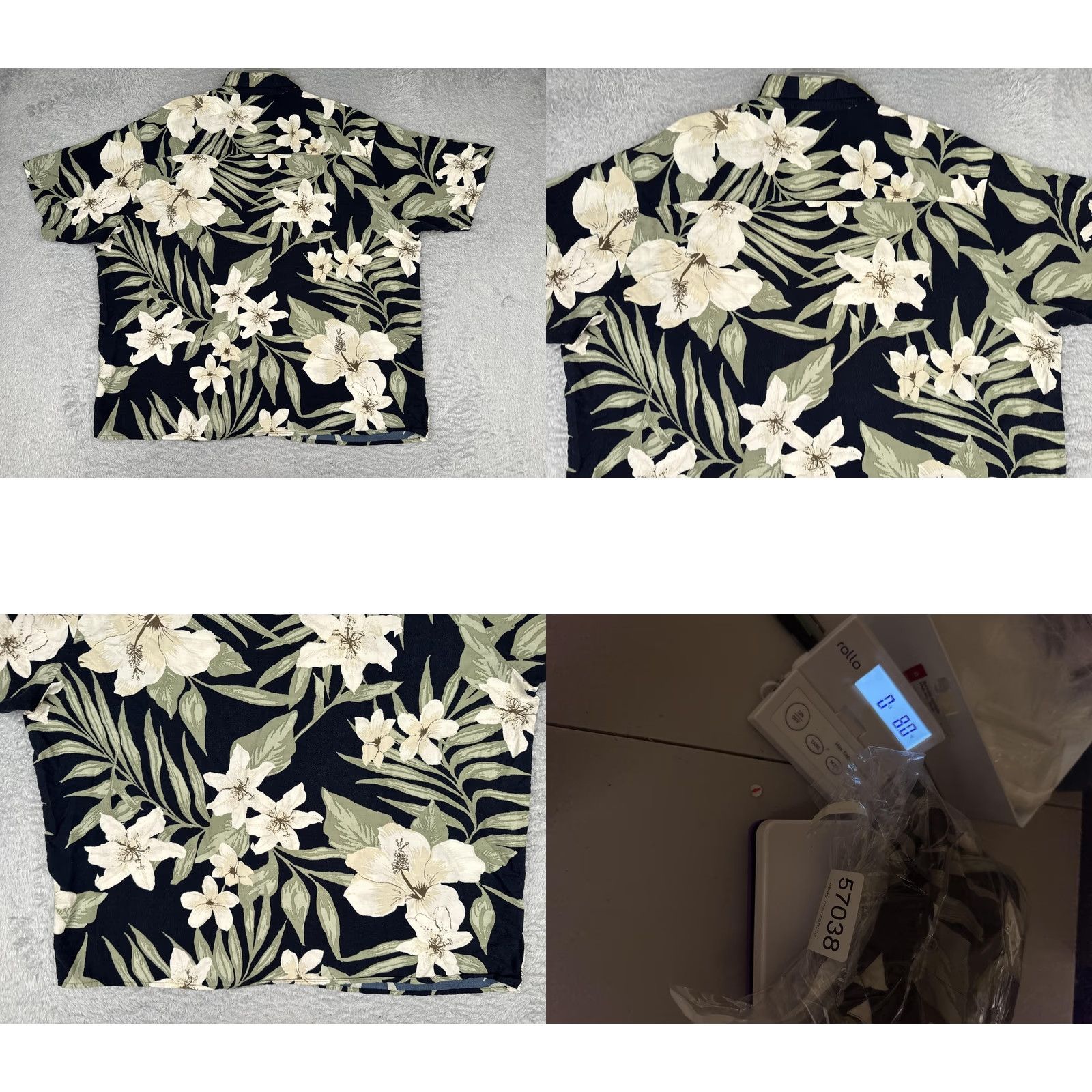 Vintage Natural Issue Shirt Mens 2XL Black Short Sleeve Hawaiian Floral Button Up Beach Size US XXL / EU 58 / 5 - 9 Thumbnail