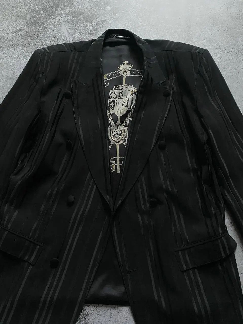 Marithe + Francois Girbaud 1980s MARITHE FRACOIS GIRBAUD MOMENTODUE WOOL SUIT SET RARE Size 48L - 6 Thumbnail