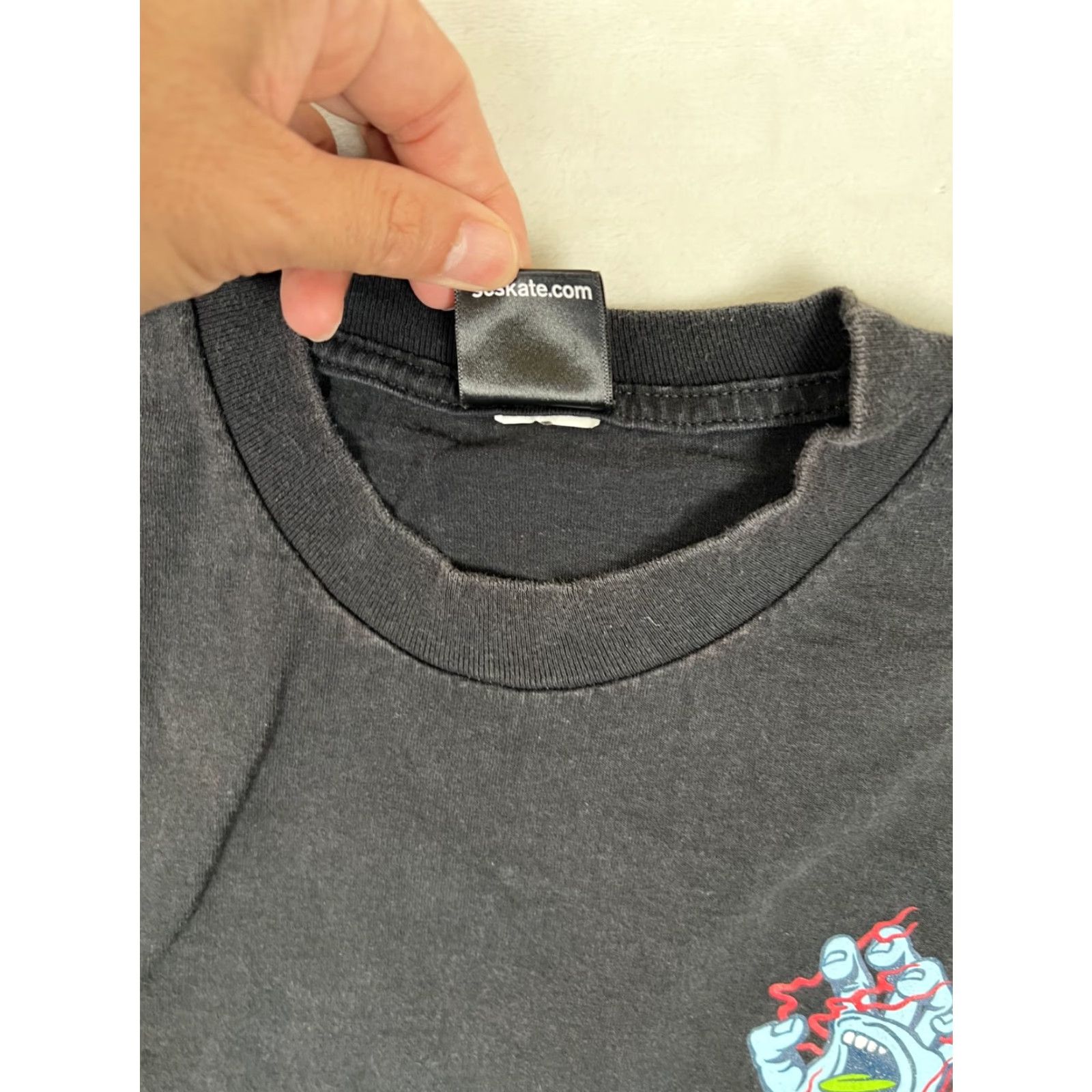 Vintage VINTAGE Santa Cruz T-Shirt 90s Men Black Size M Crew Neck Short Sleeve Logo Shirt Size US M / EU 48-50 / 2 - 6 Thumbnail