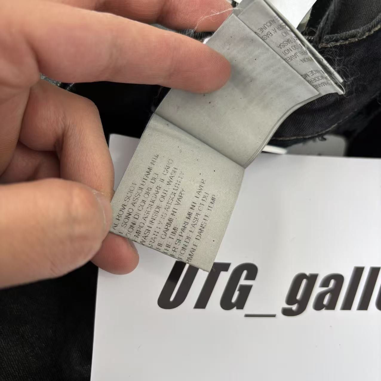 Rick Owens Drkshdw Rick Owens DRKSHDW Waxed Kilted Detroit Denim Jeans *NWTG Size US 34 / EU 50 - 12 Thumbnail