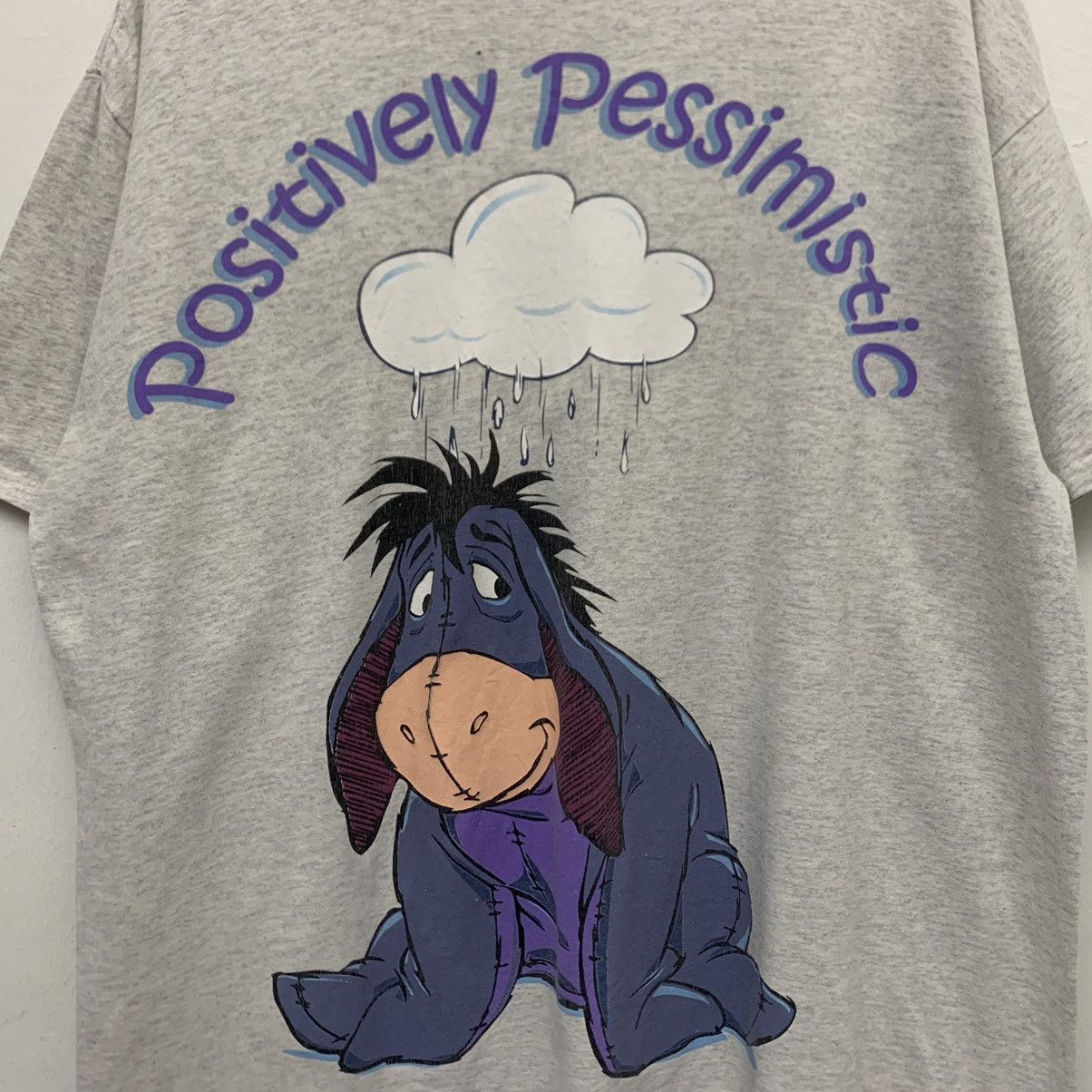 Disney Oversized 90s Eeyore Positively Pessimistic Disney Tshirt Size US XXL / EU 58 / 5 - 5 Thumbnail
