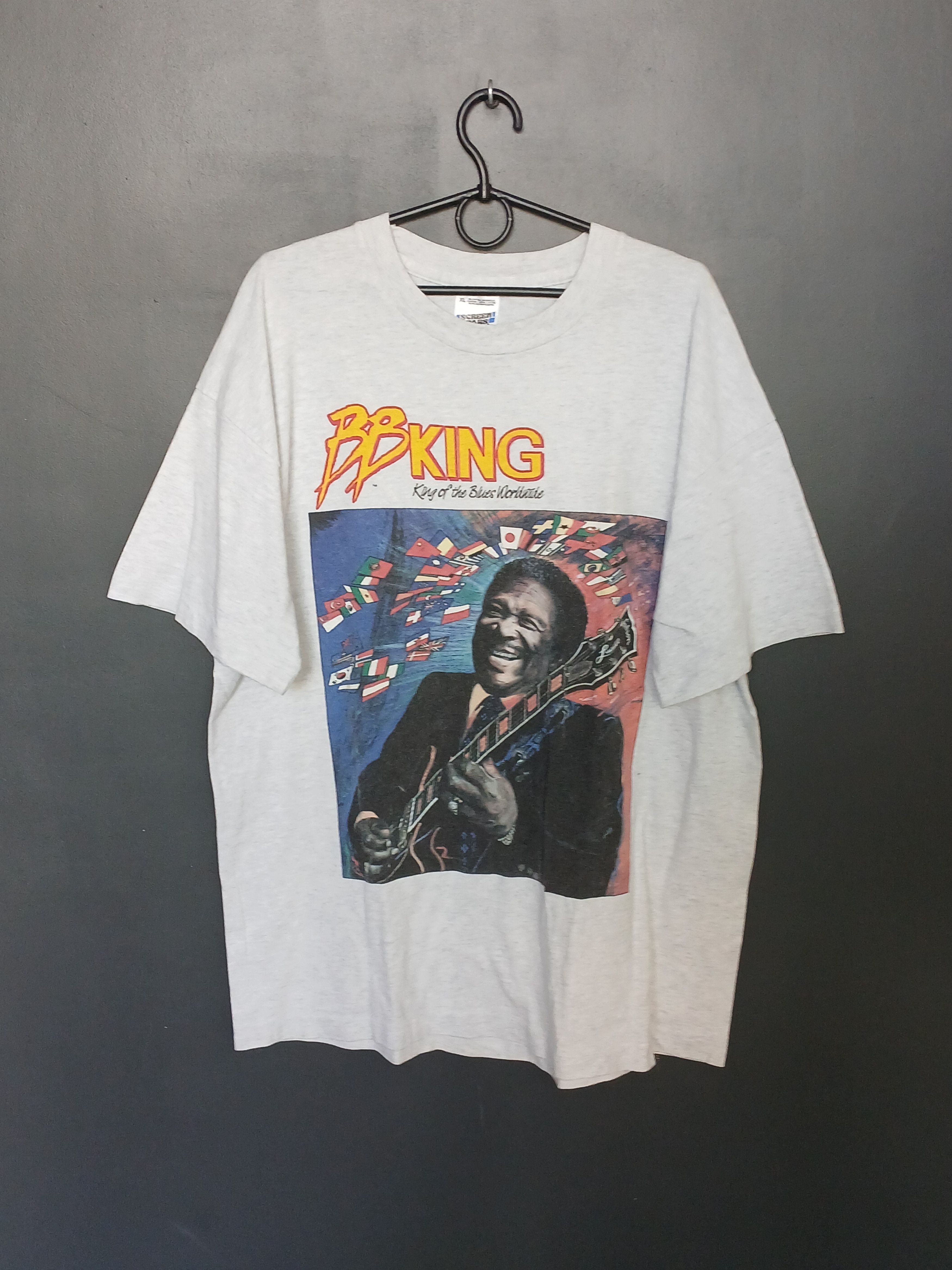 Vintage Vintage BB King Single Stitch T-Shirt Size US XL / EU 56 / 4 - 1 Thumbnail
