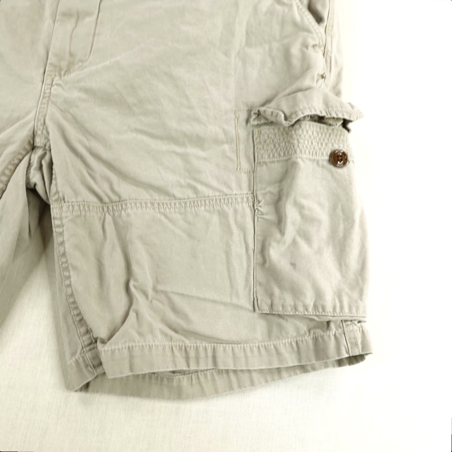 Polo Ralph Lauren VINTAGE Polo Ralph Lauren Cargo Shorts Mens Big & Tall 42 Khaki Canvas Outdoor Casual Size US L / EU 52-54 / 3 - 4 Thumbnail