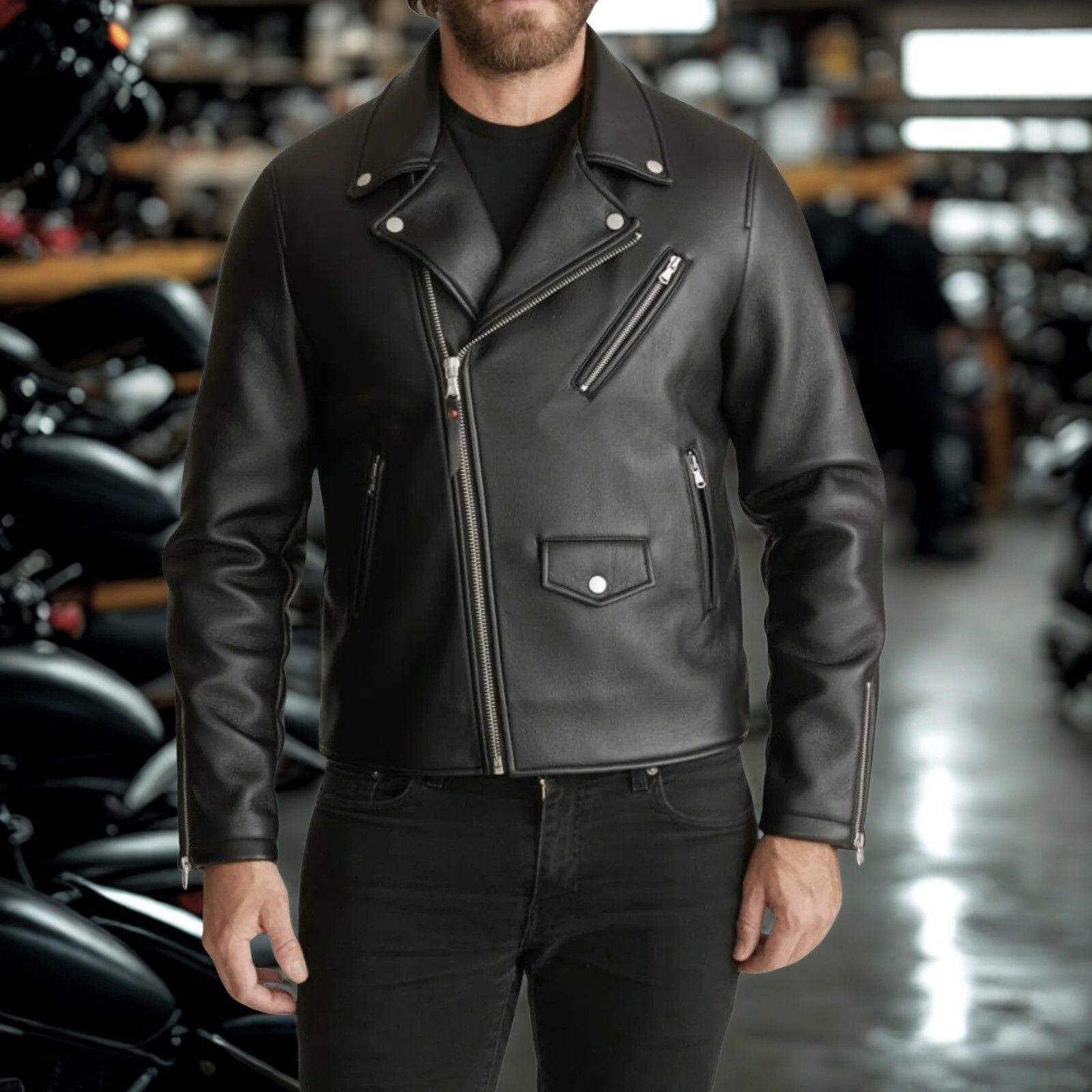 Robert Graham Racer Lined Jacket Black RGF22R86 $268 Sz. 2XL