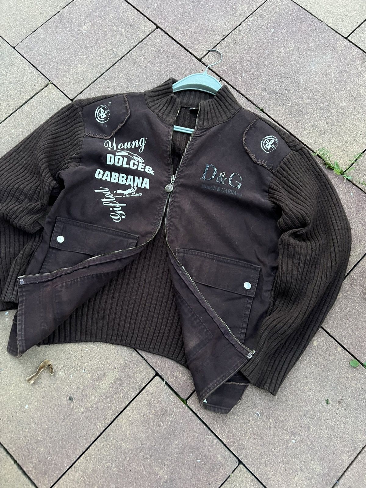Japanese Brand 🖤VTG RICK OWENS STYLE DOLCE&GABANNA DISTRESSED JAPANESE Y2K Size US M / EU 48-50 / 2 - 5 Thumbnail