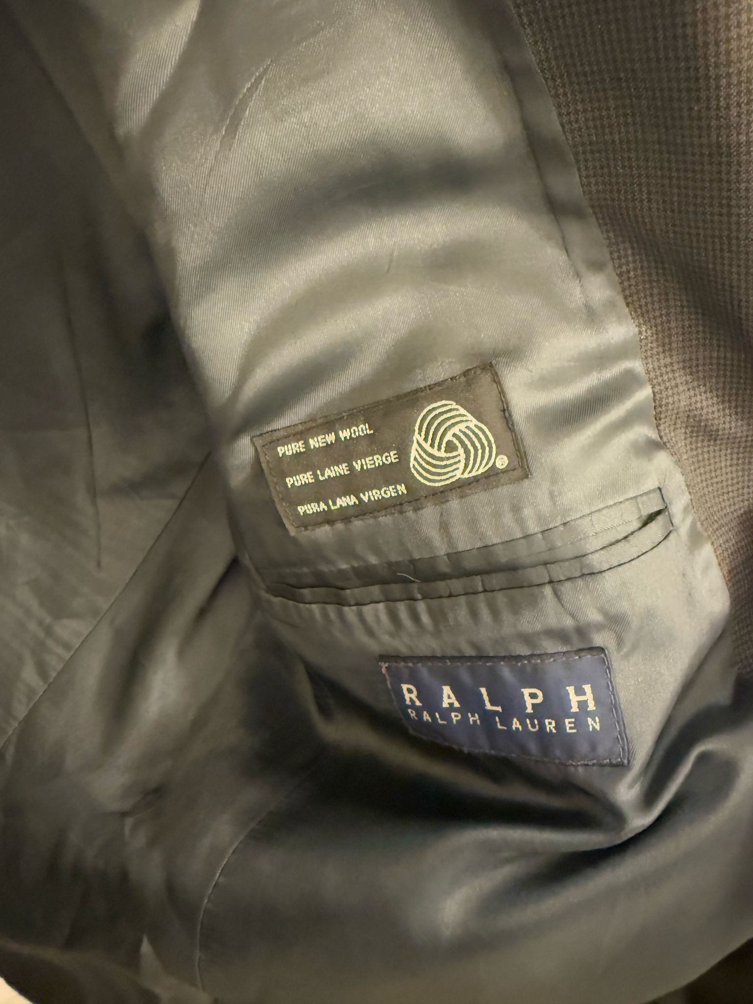 Ralph Lauren Ralph Lauren Wool Blazer – Gray Check Pattern – 100% Wool Size 40R - 5 Thumbnail