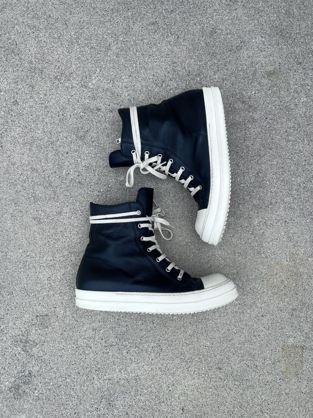 Rick Owens Rick Owens Leather Ramones Size US 10.5 / EU 43-44 - 3 Thumbnail