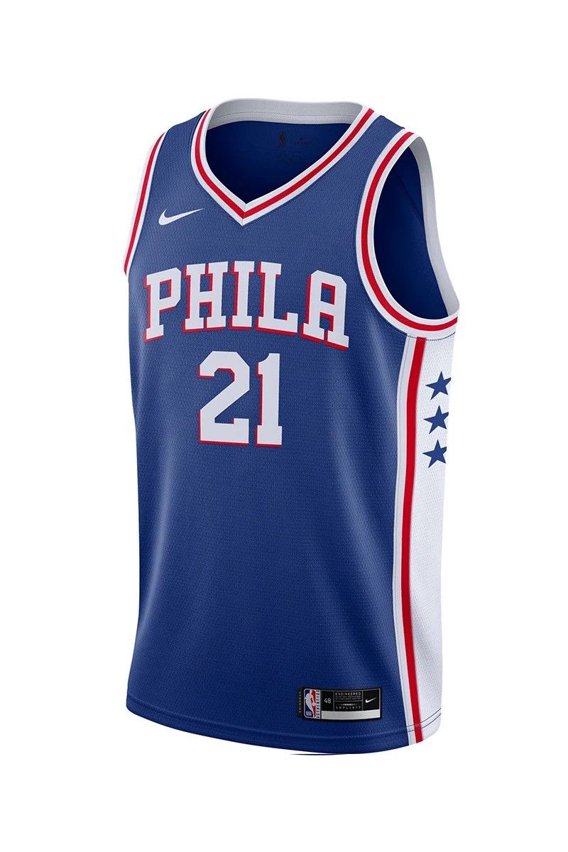 Nike Nike Authentic Joel Embiid NBA Philadelphia 76ers Jersey Size US XL / EU 56 / 4 - 1 Thumbnail