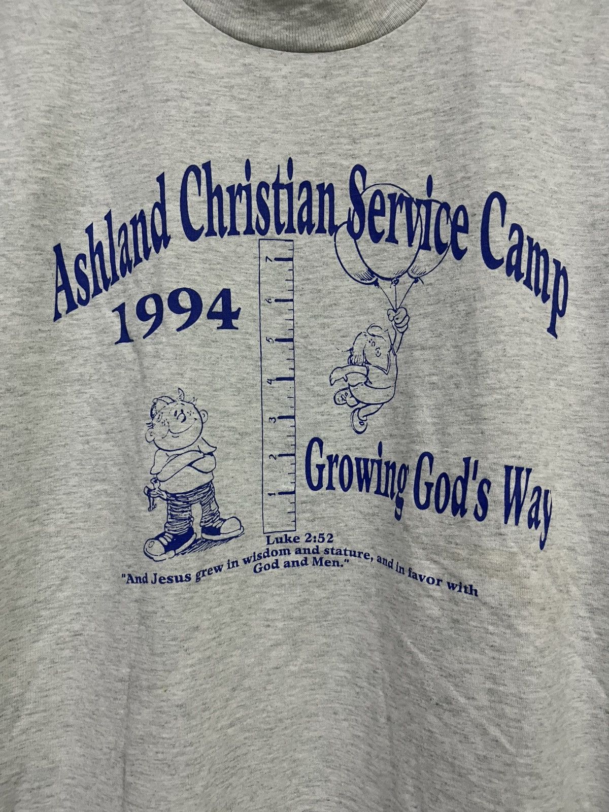 Fruit Of The Loom Vintage 90s camp tee Size US M / EU 48-50 / 2 - 2 Thumbnail