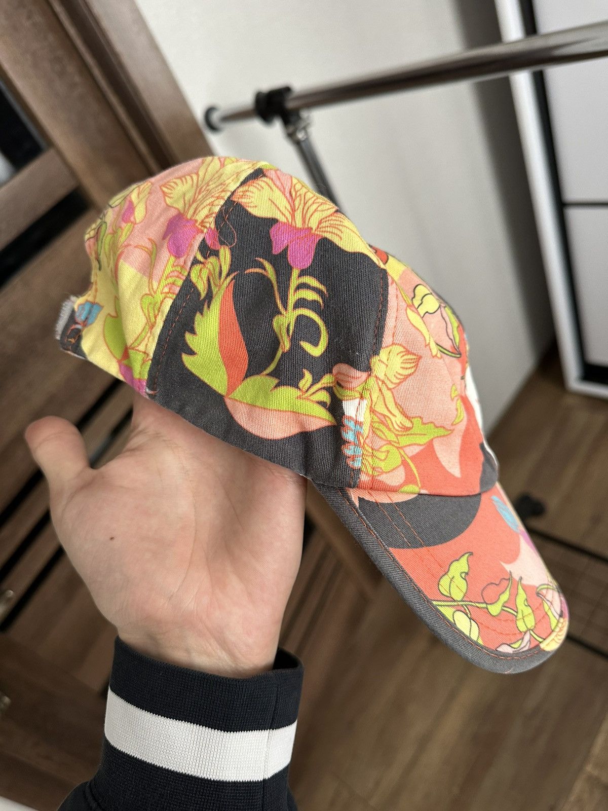 Dolce & Gabbana Dolce & Gabbana Baseball Cap Hat Floral Multilogo D&G Size ONE SIZE - 5 Thumbnail