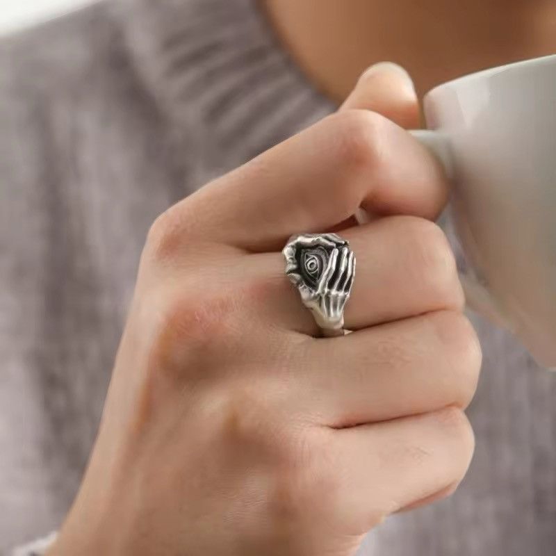 Other Creative Vintage Hand Eye Rings Size ONE SIZE - 2 Thumbnail