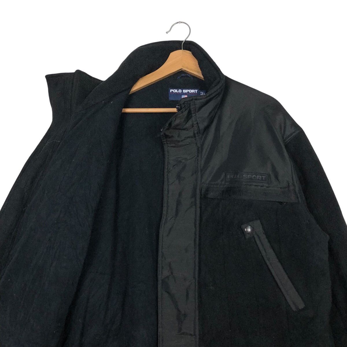 Ralph Lauren 📌Vintage Polo Sport Ralph Lauren Rich Black Zipper Ski Wear Size US L / EU 52-54 / 3 - 13 Thumbnail