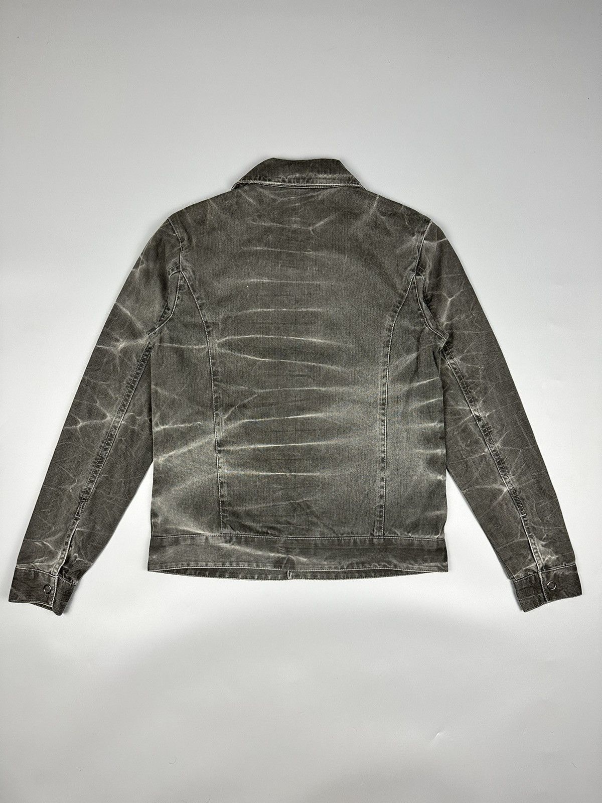 Japanese Brand Japanese Daily News Whiskered Denim Jacket Size US M / EU 48-50 / 2 - 2 Thumbnail