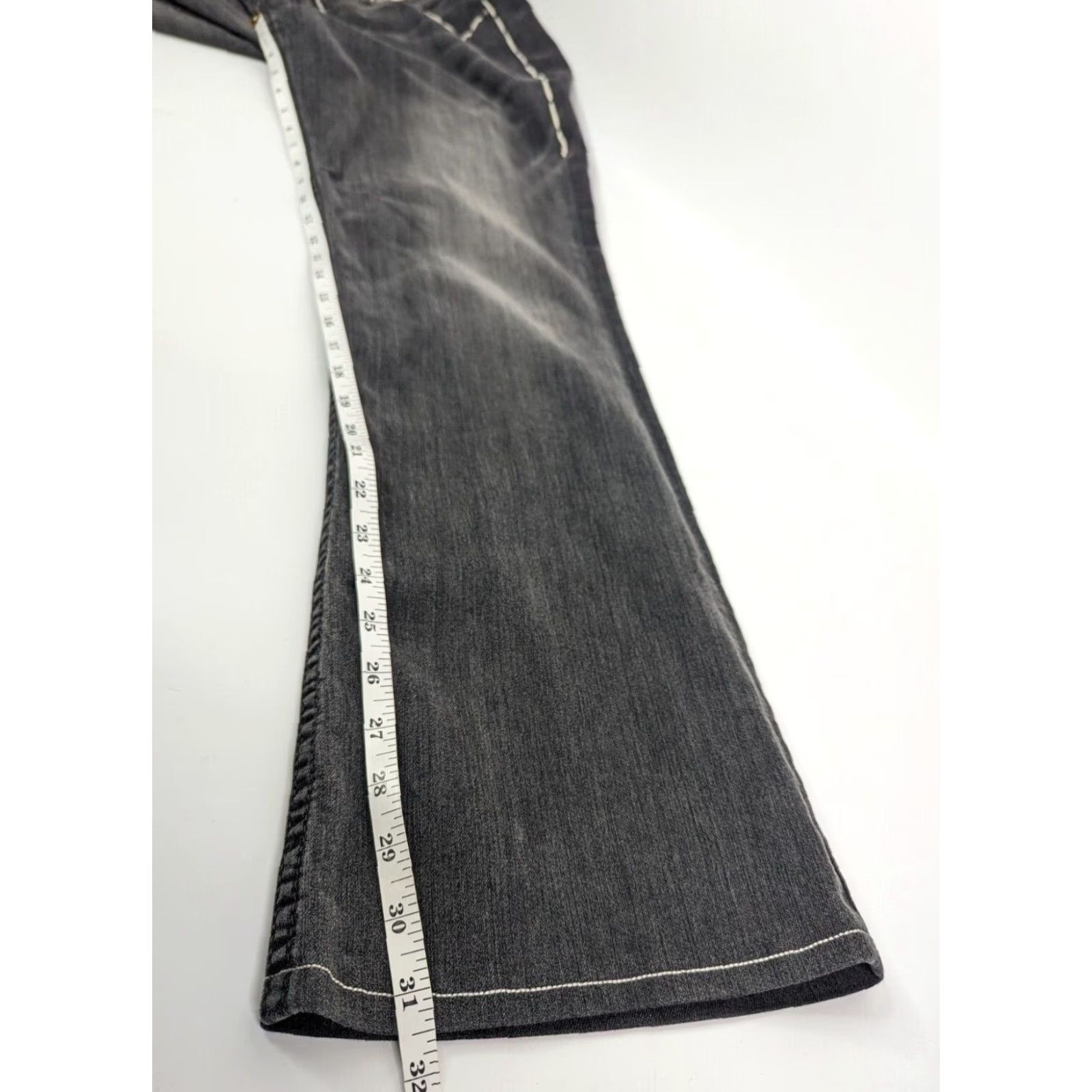Vintage Cache Contour Collection Jeans Woman Grey Bootcut Size 10 Size 32" / US 10 / IT 46 - 6 Thumbnail