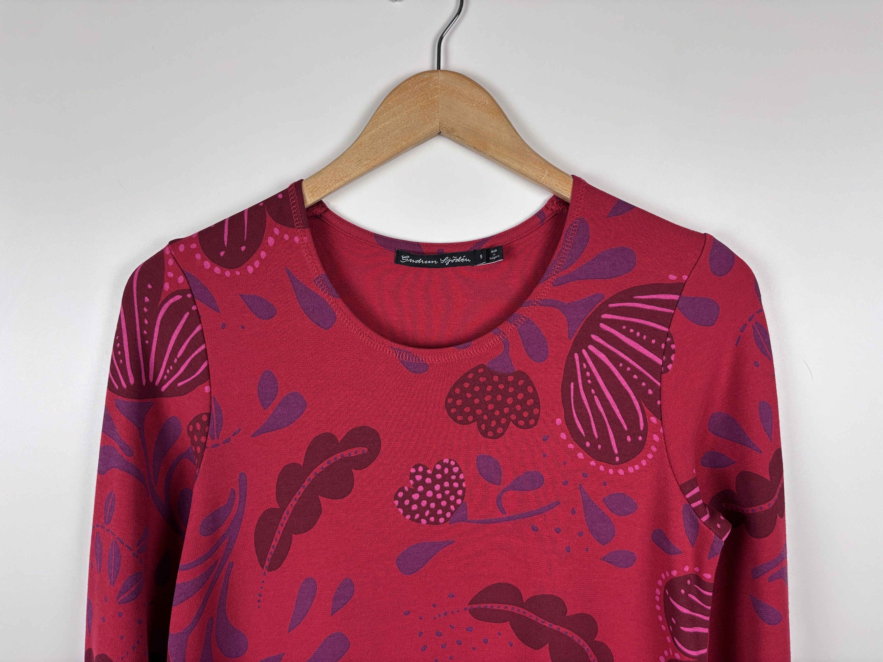 Gudrun Sjoden Gudrun Sjoden Floral Dress Tunic Stretch Organic Cotton S Size S / US 4 / IT 40 - 2 Thumbnail