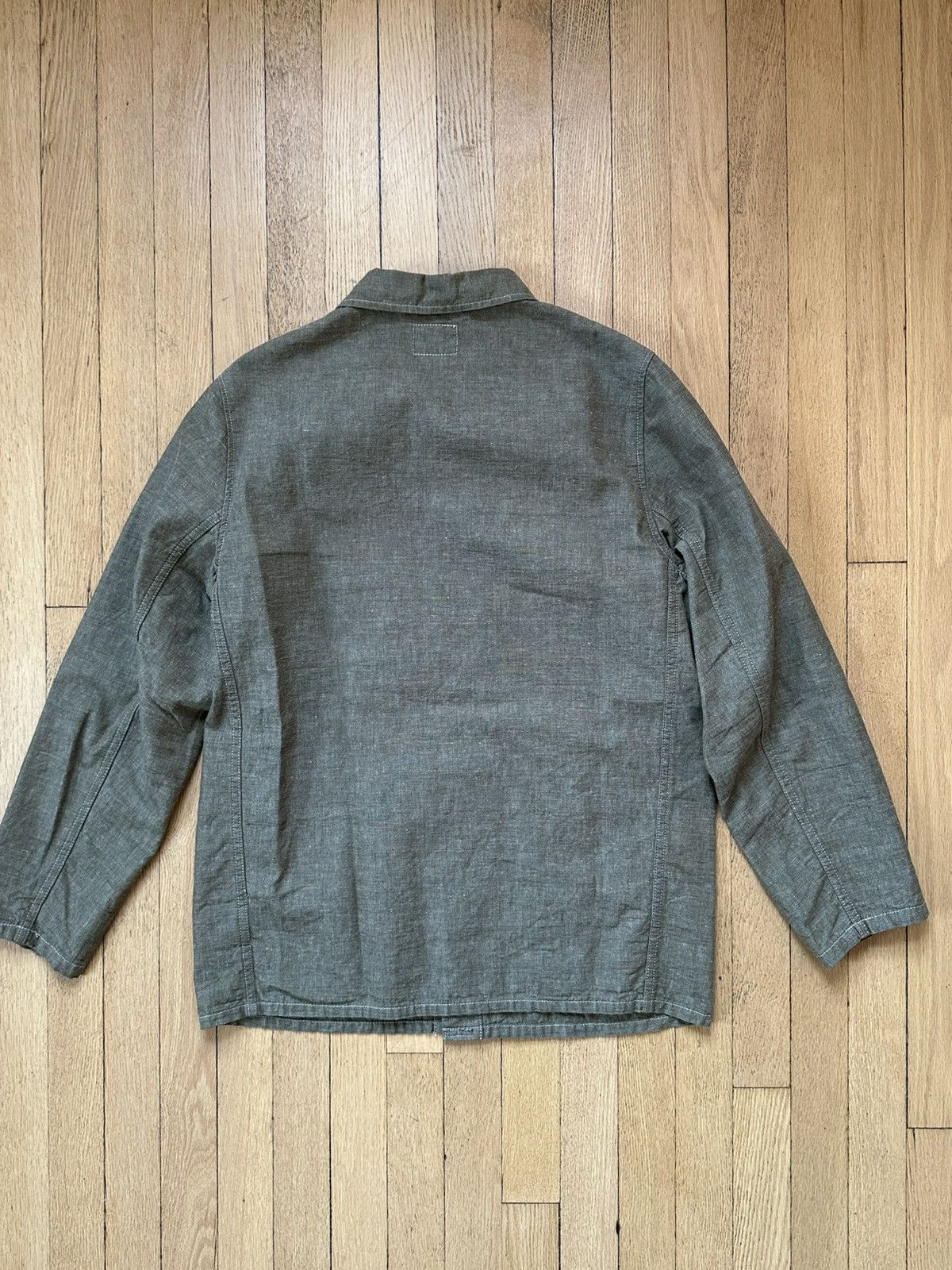 Oni Oni Chambray Chore Coat - Olive Size US S / EU 44-46 / 1 - 13 Thumbnail