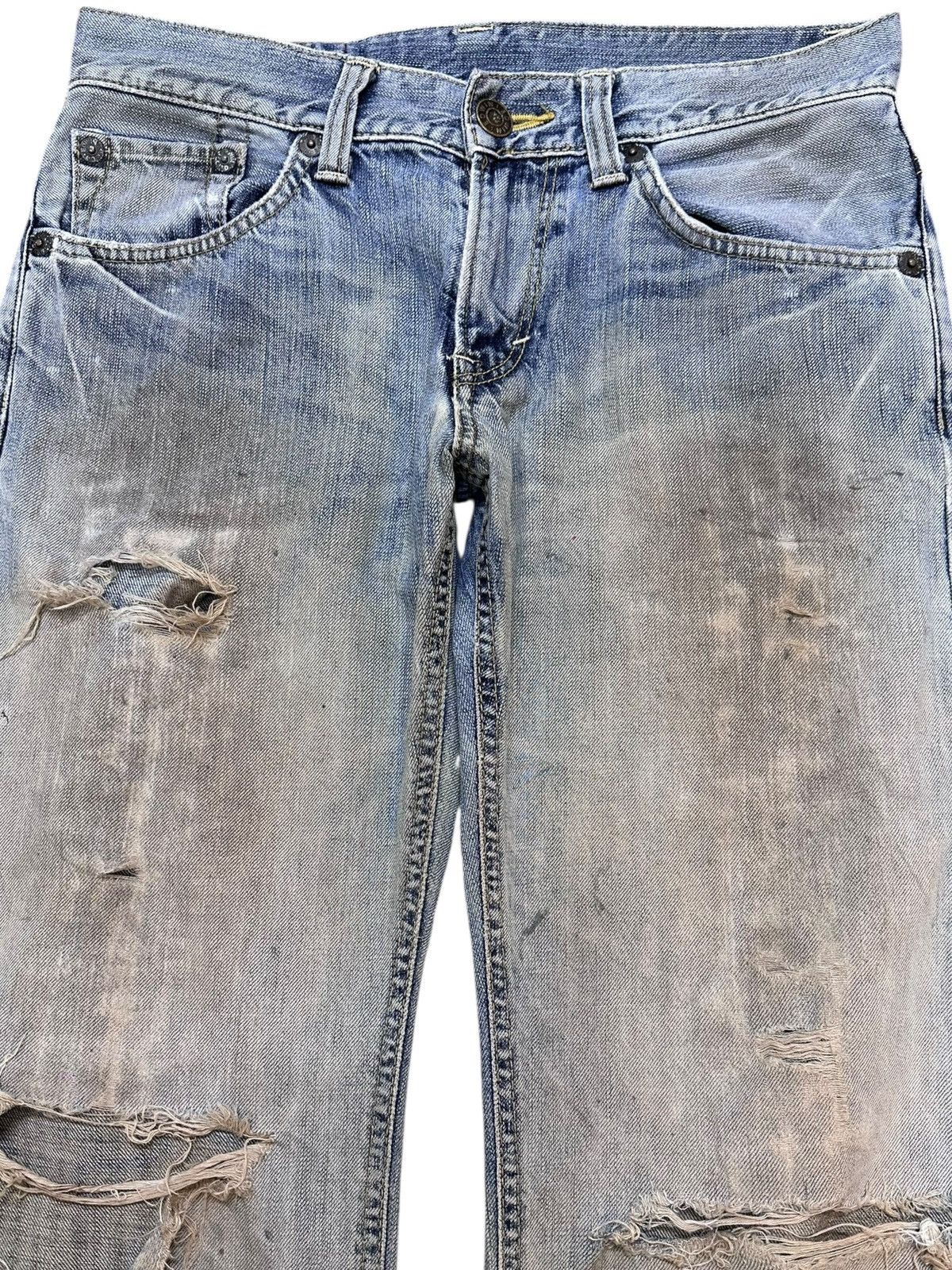 Levi's Vintage Clothing Vintage Levi’s 504 Mudwash Grunge Distressed Denim Size US 30 / EU 46 - 2 Thumbnail